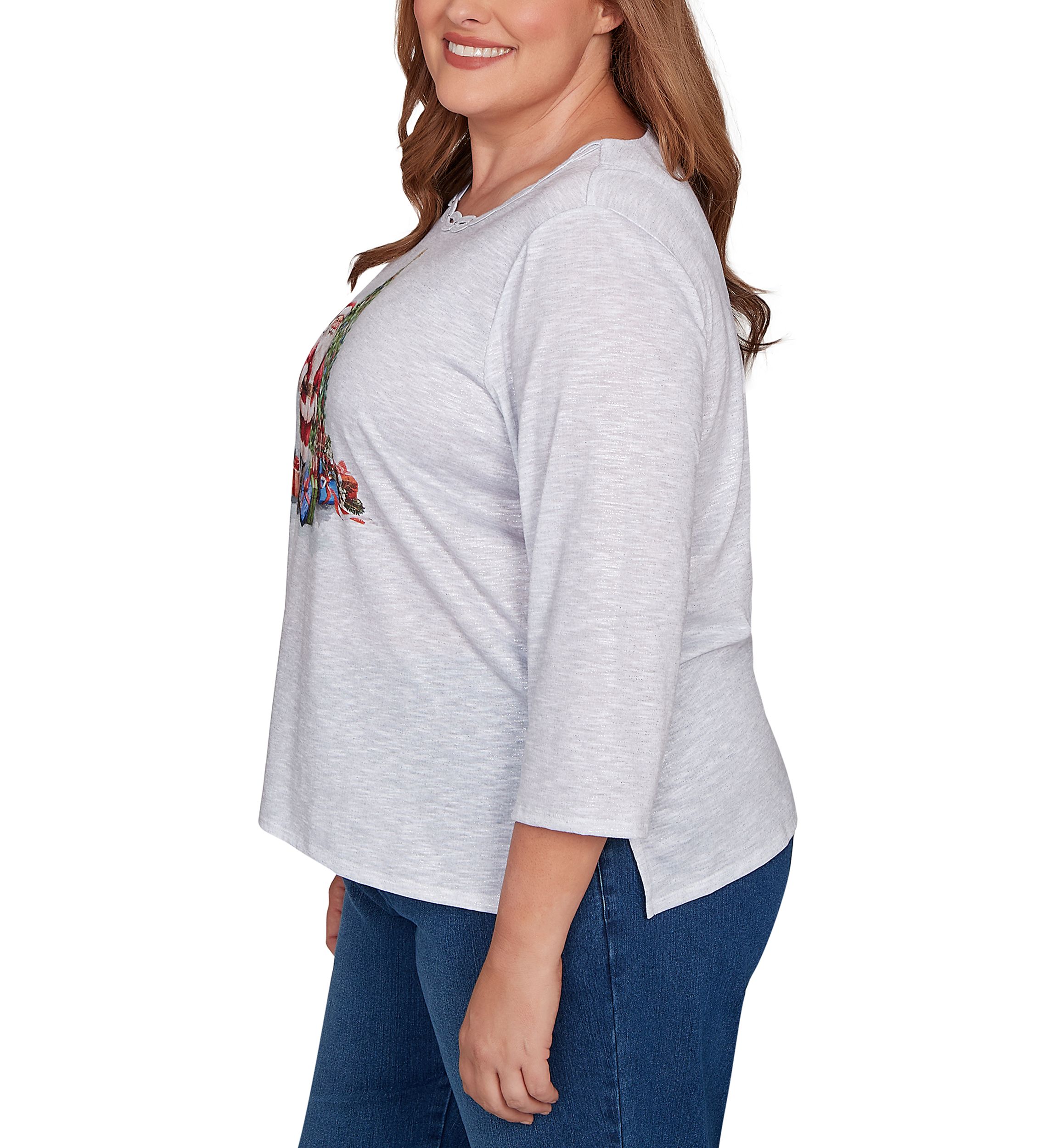 Plus Size Classics Santa & Tree Top