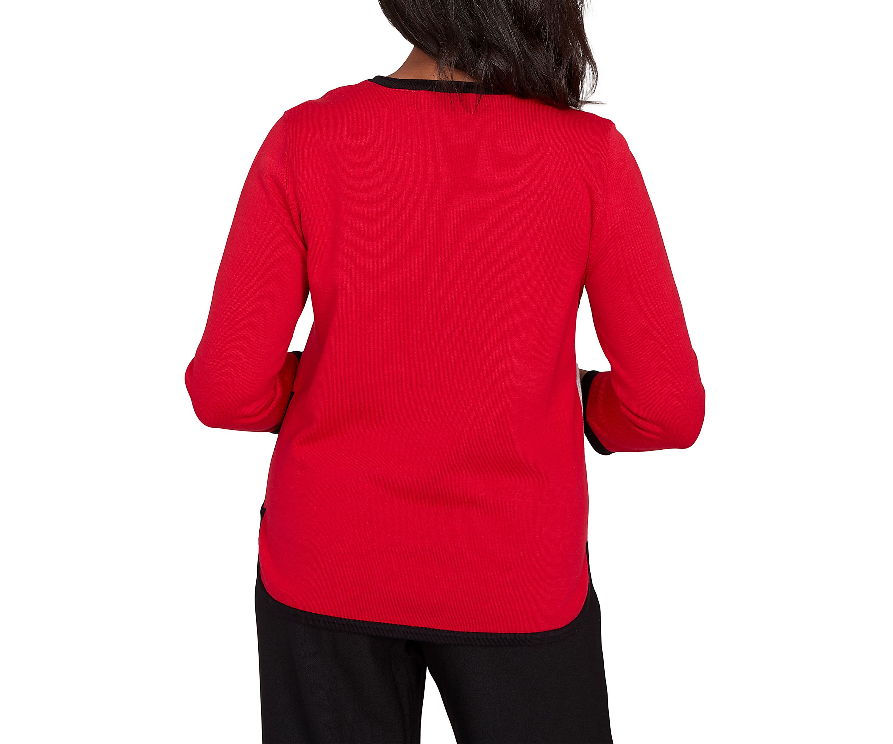 Petite Classics Color Block Sweater 