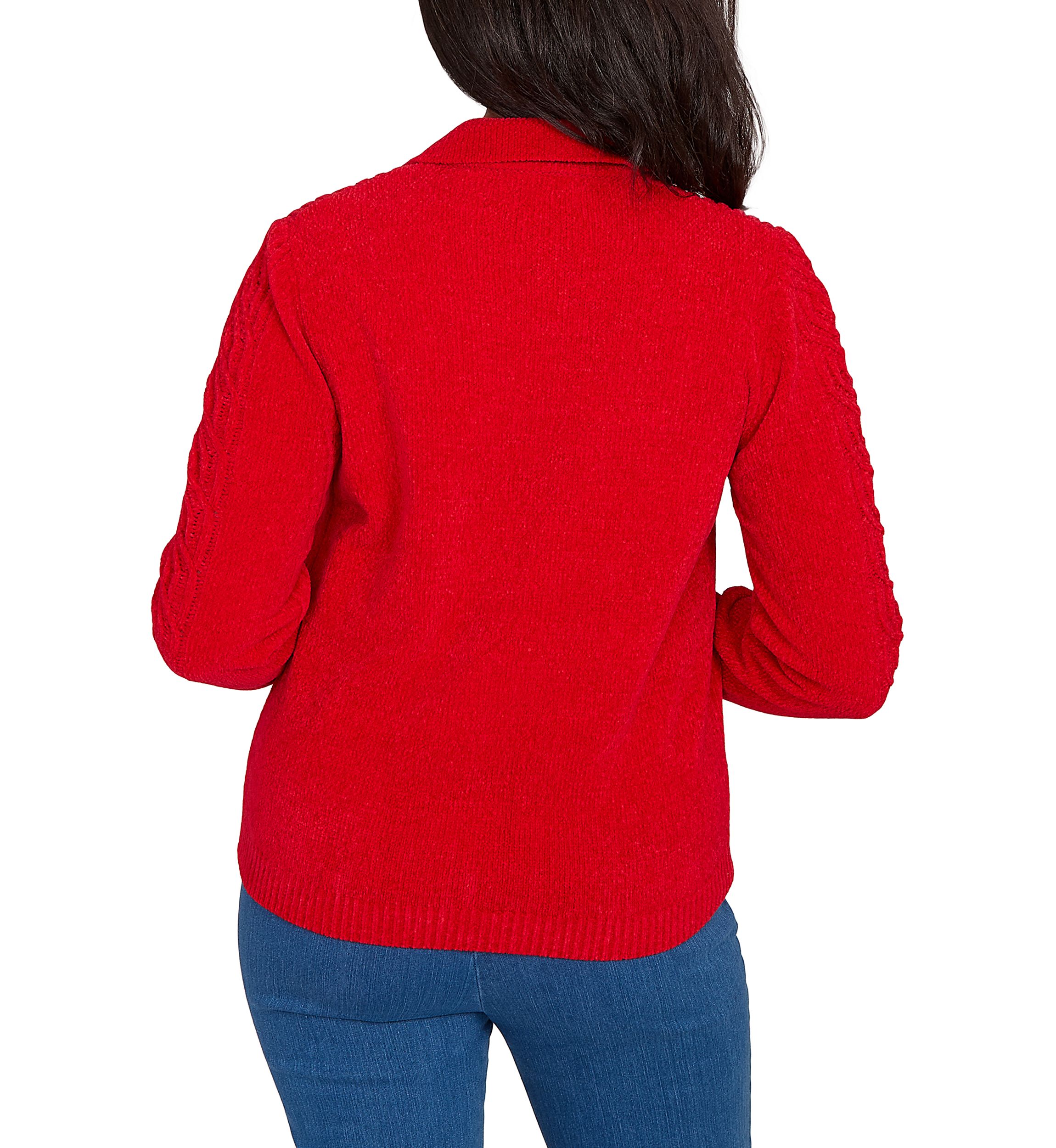 Petite Classics Zip Front Cardigan