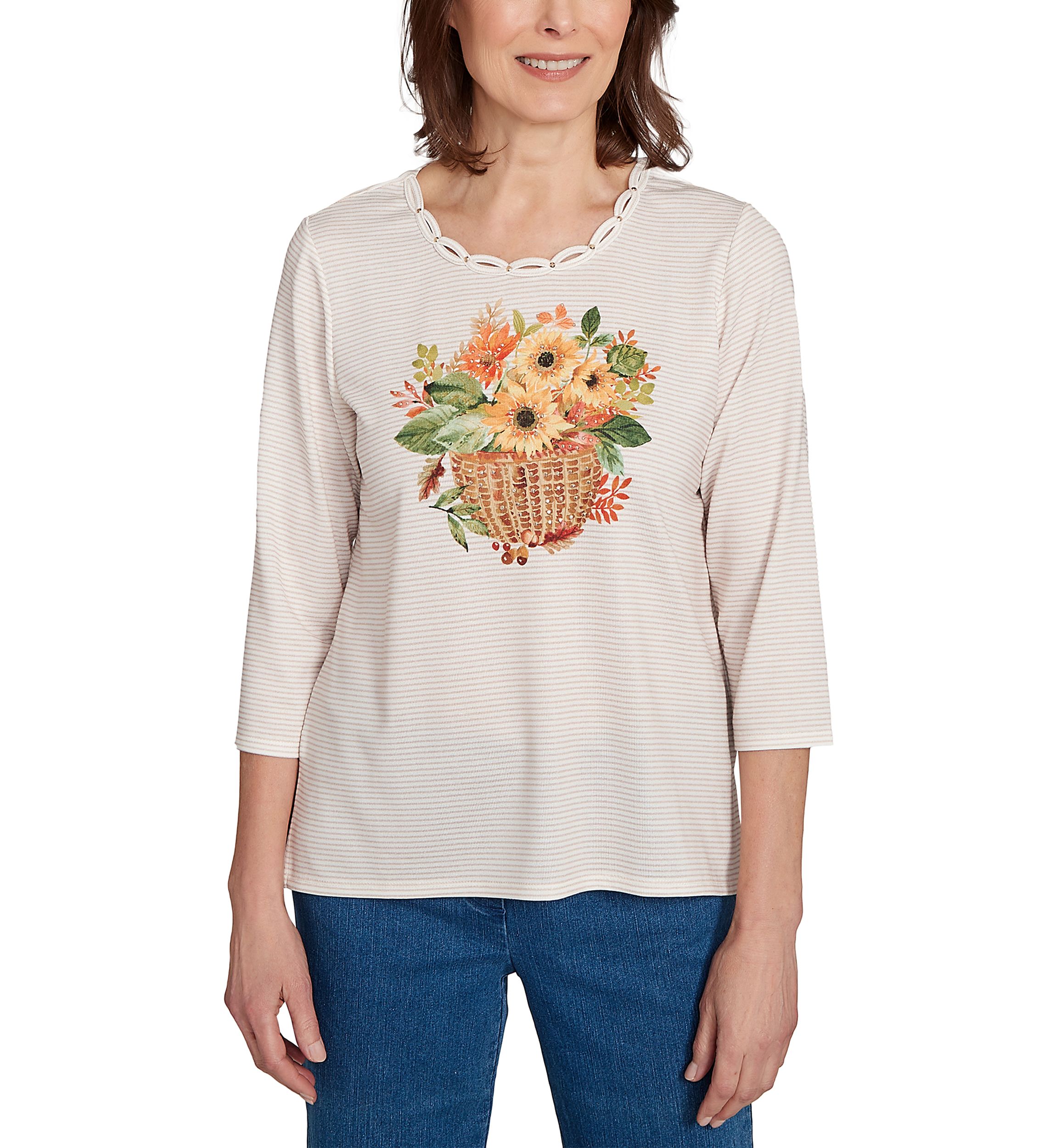 Petite Classics Harvest Basket Top