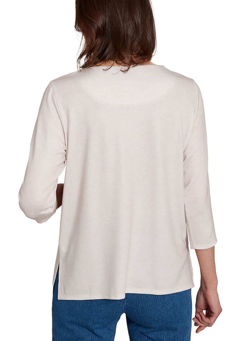Petite Classics Floral Squirrel Top