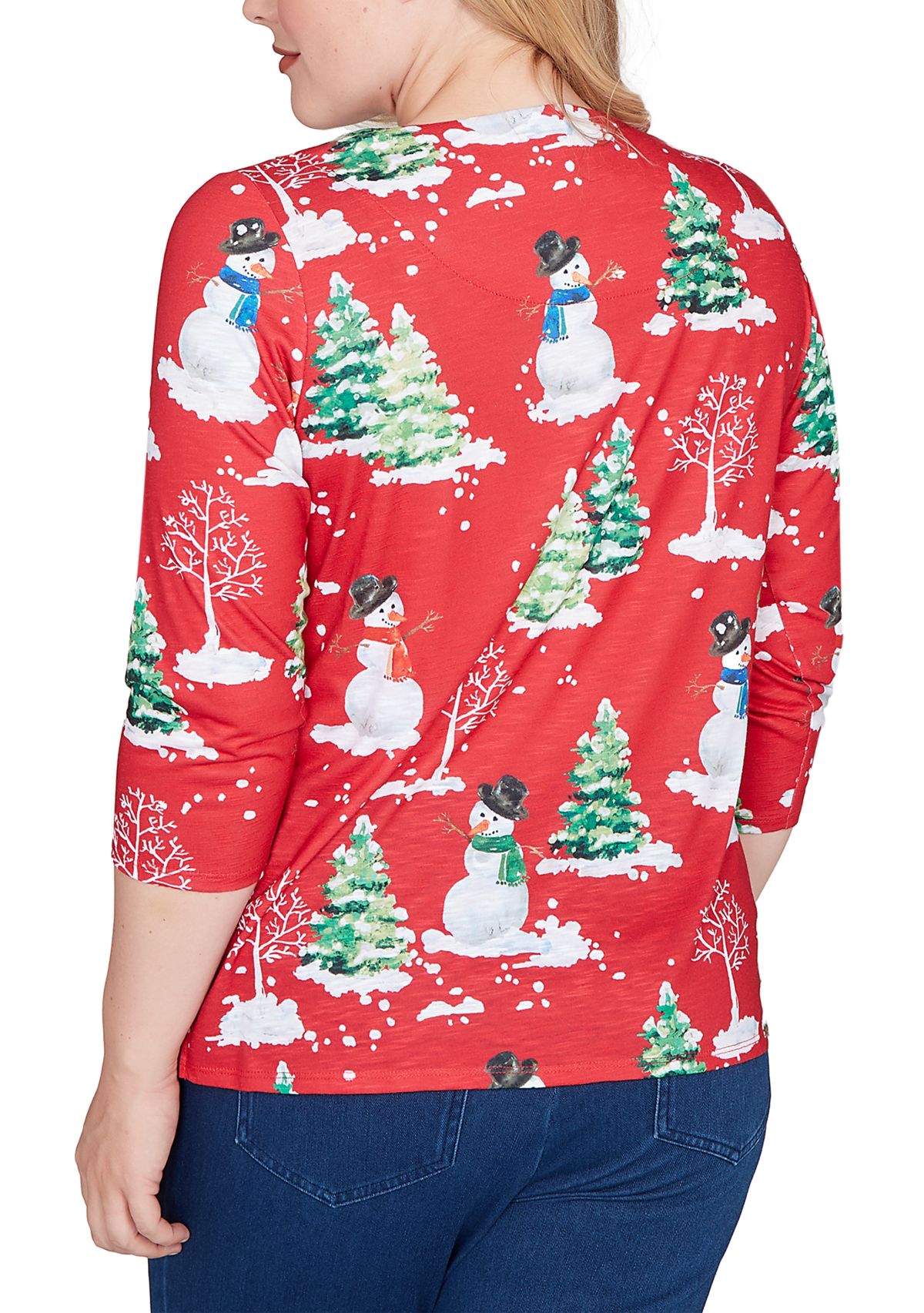 Petite Classics Snowmen Top 