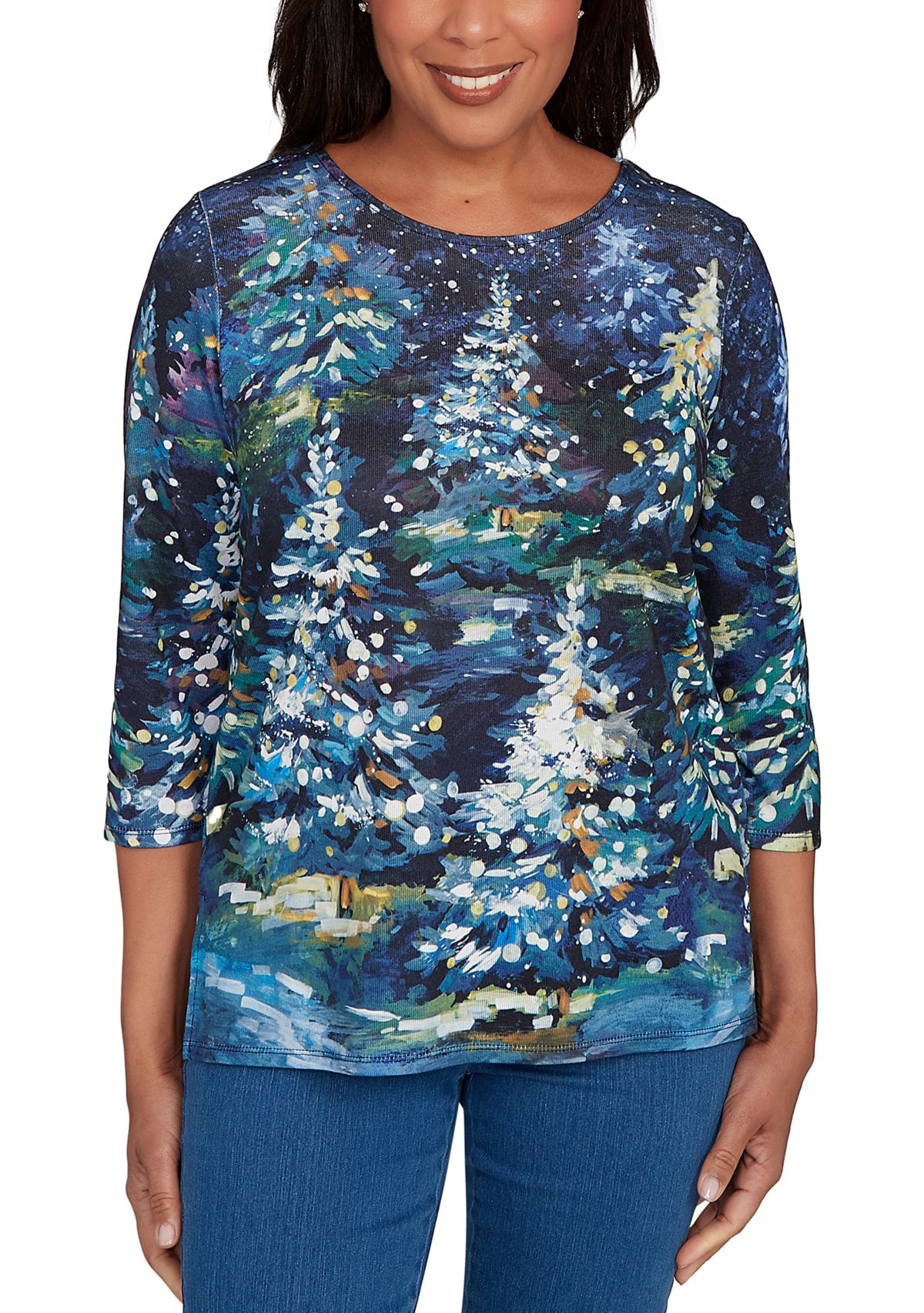 Petite Classics Starry Night Trees Top 