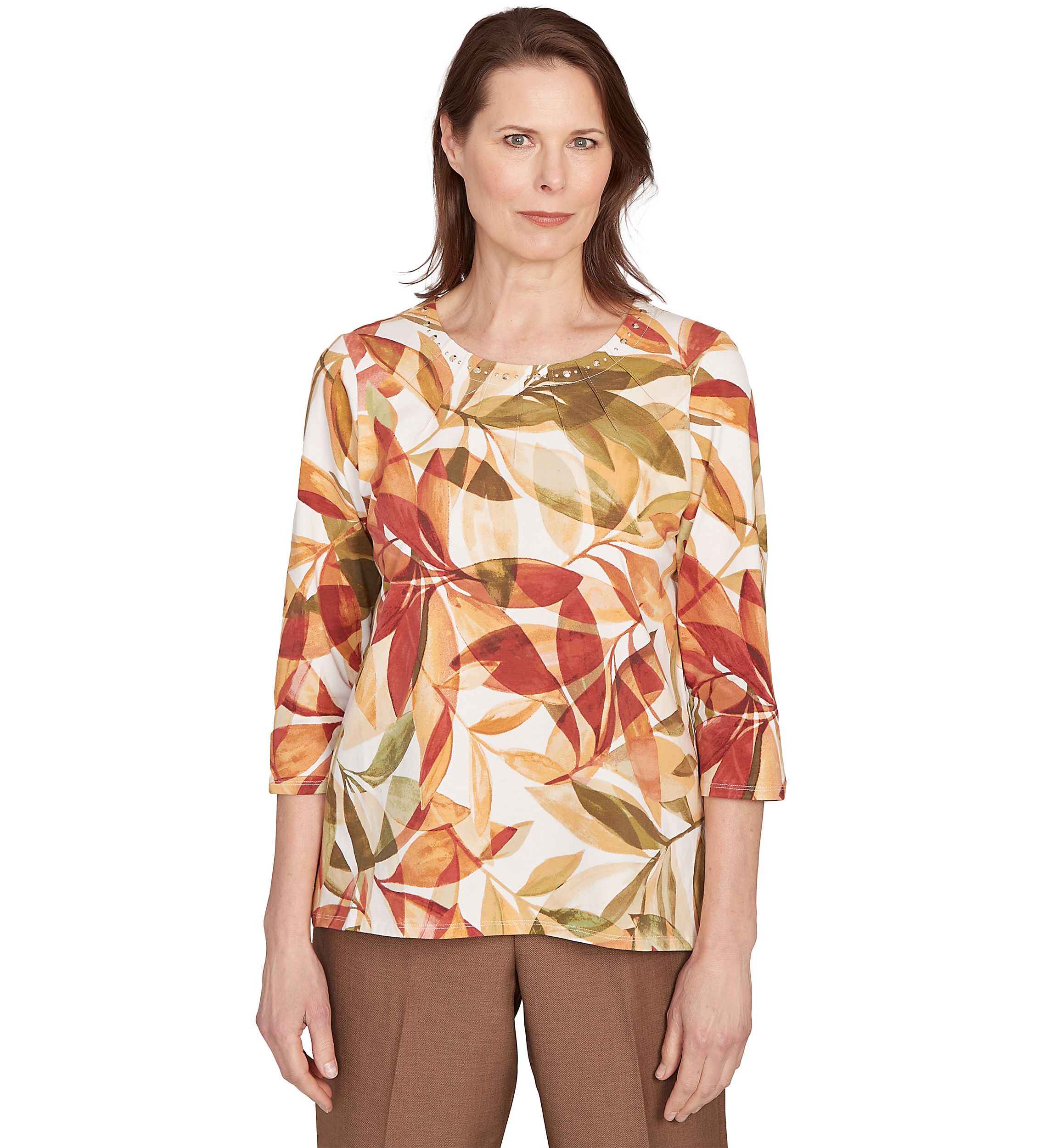 Womens Key Items Leaves Top 