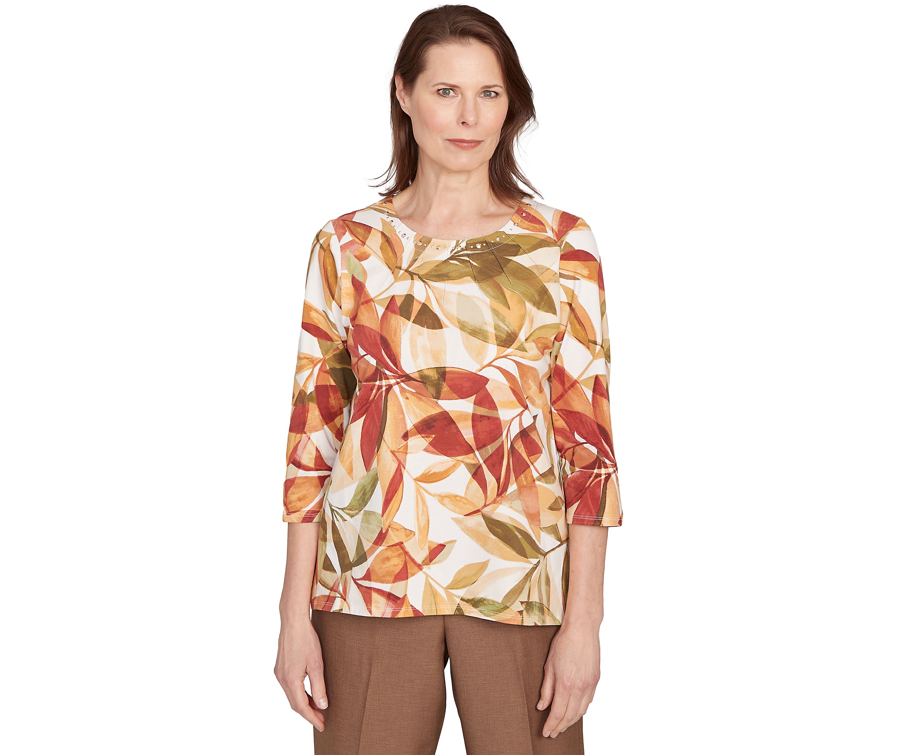 Womens Key Items Leaves Top 