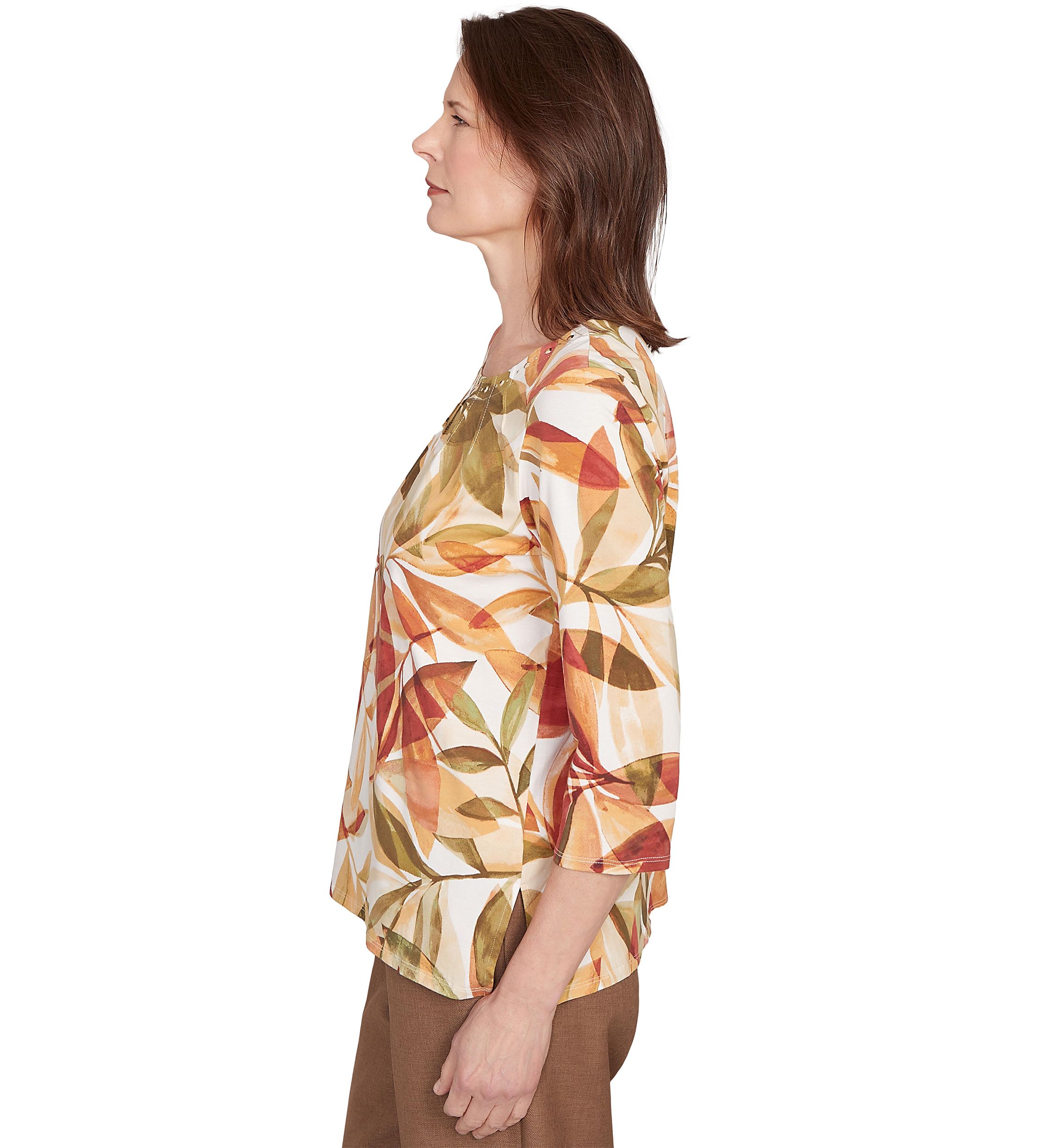Womens Key Items Leaves Top 