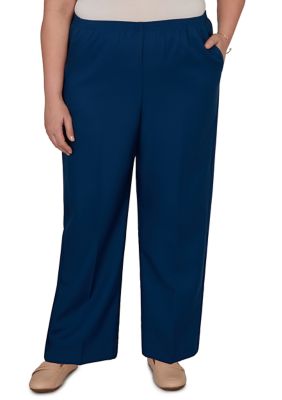 Alfred Dunner Women's Plus Size Classics_F6 Proportioned Short Pant, 18W Short