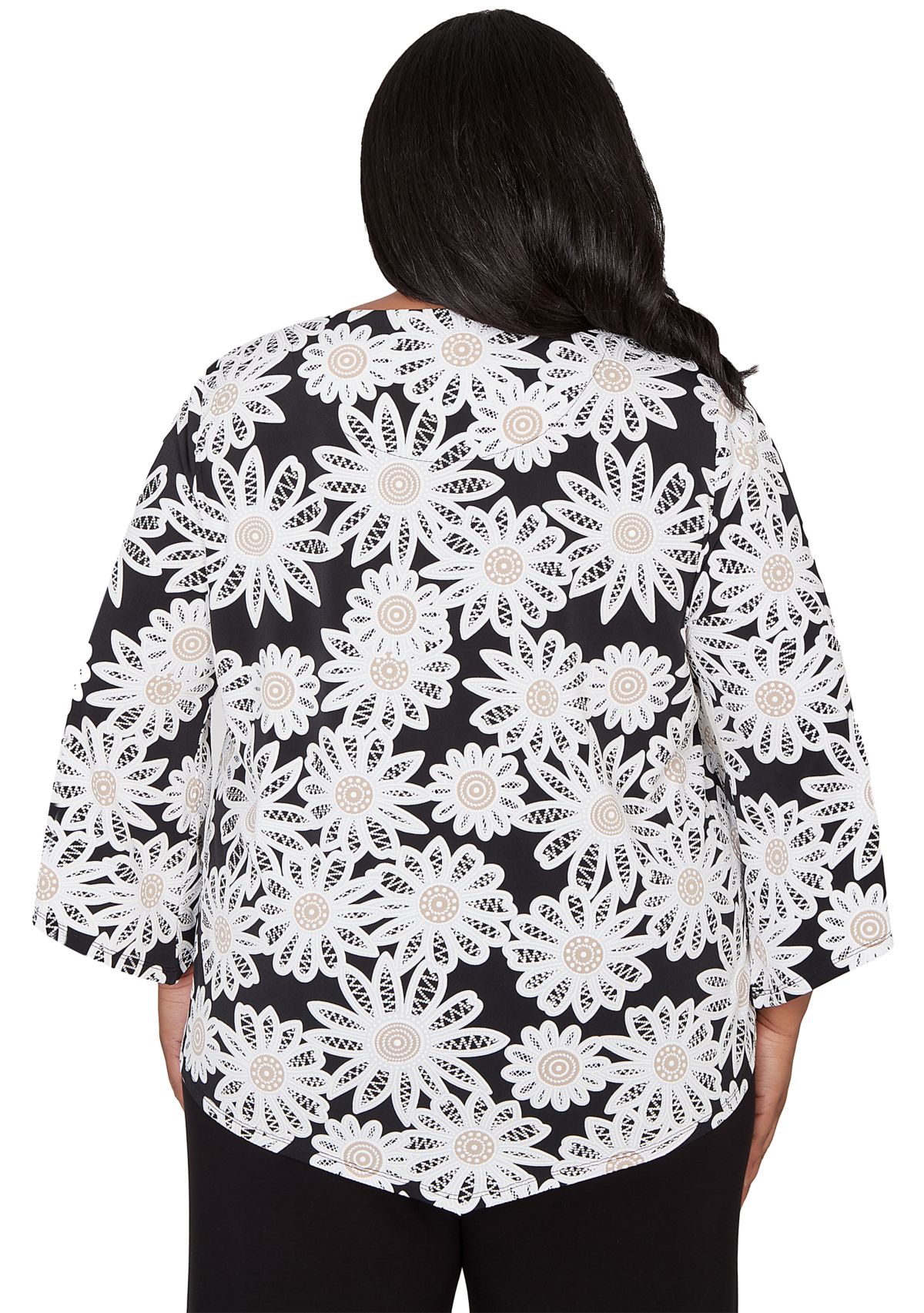 Plus Size Classics Daisies Top