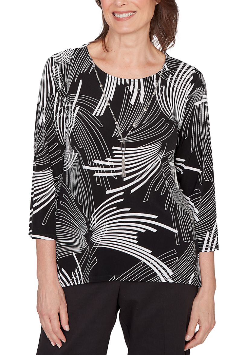 Petite Classics Geometric Top