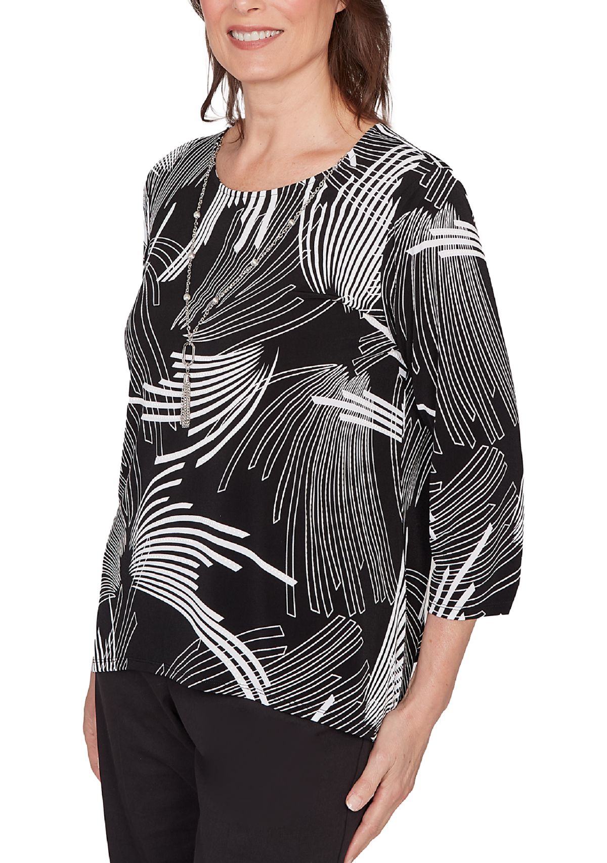 Petite Classics Geometric Top