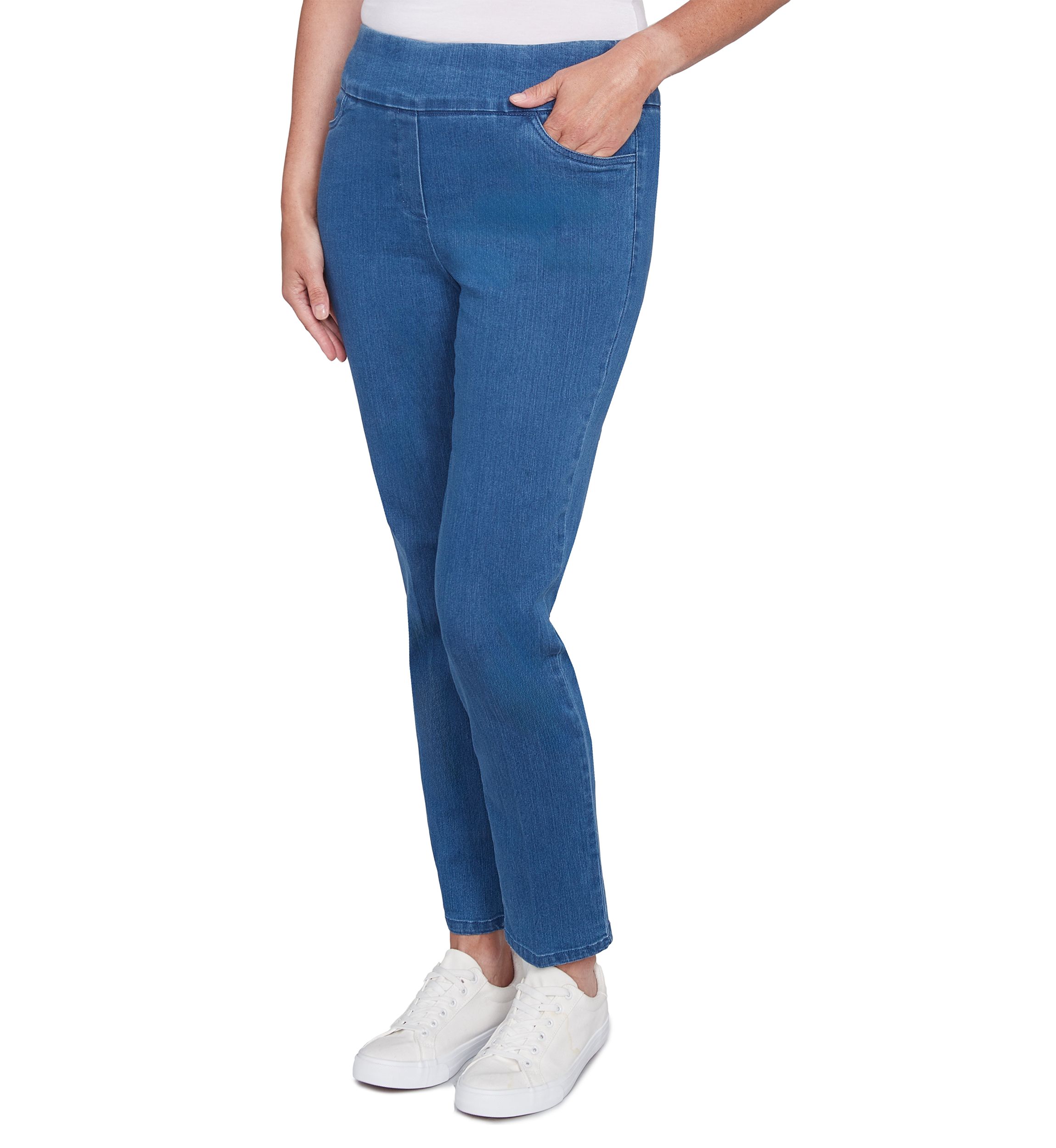Womens Denim Stretch Pants 