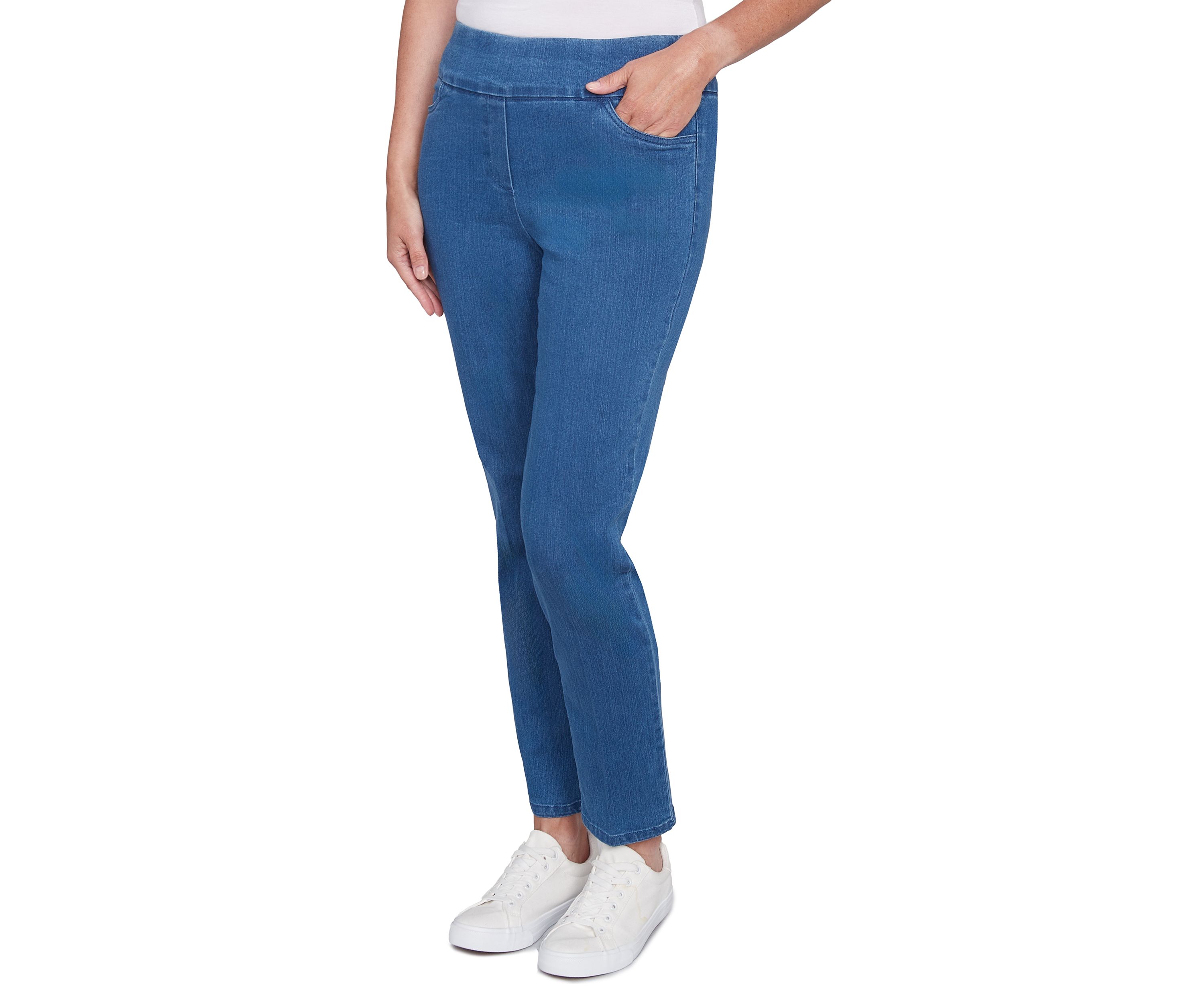Womens Denim Stretch Pants 