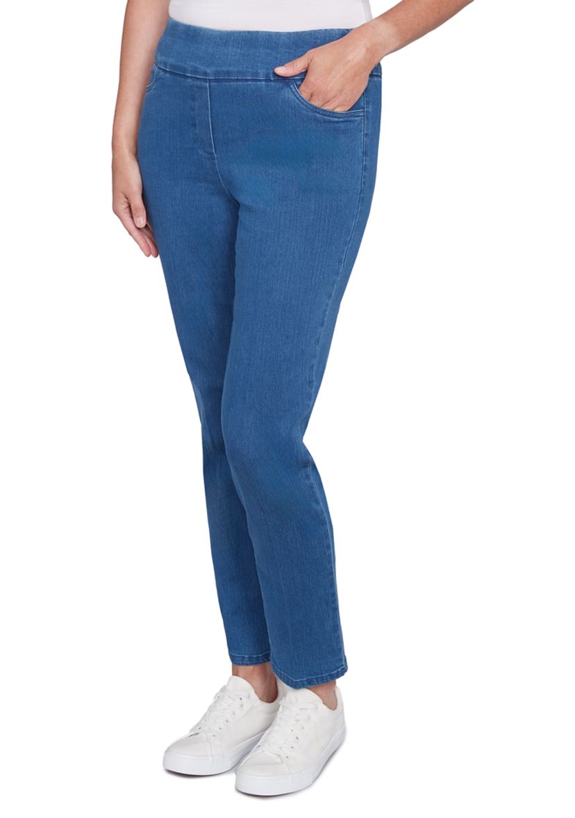 Womens Denim Stretch Pants 
