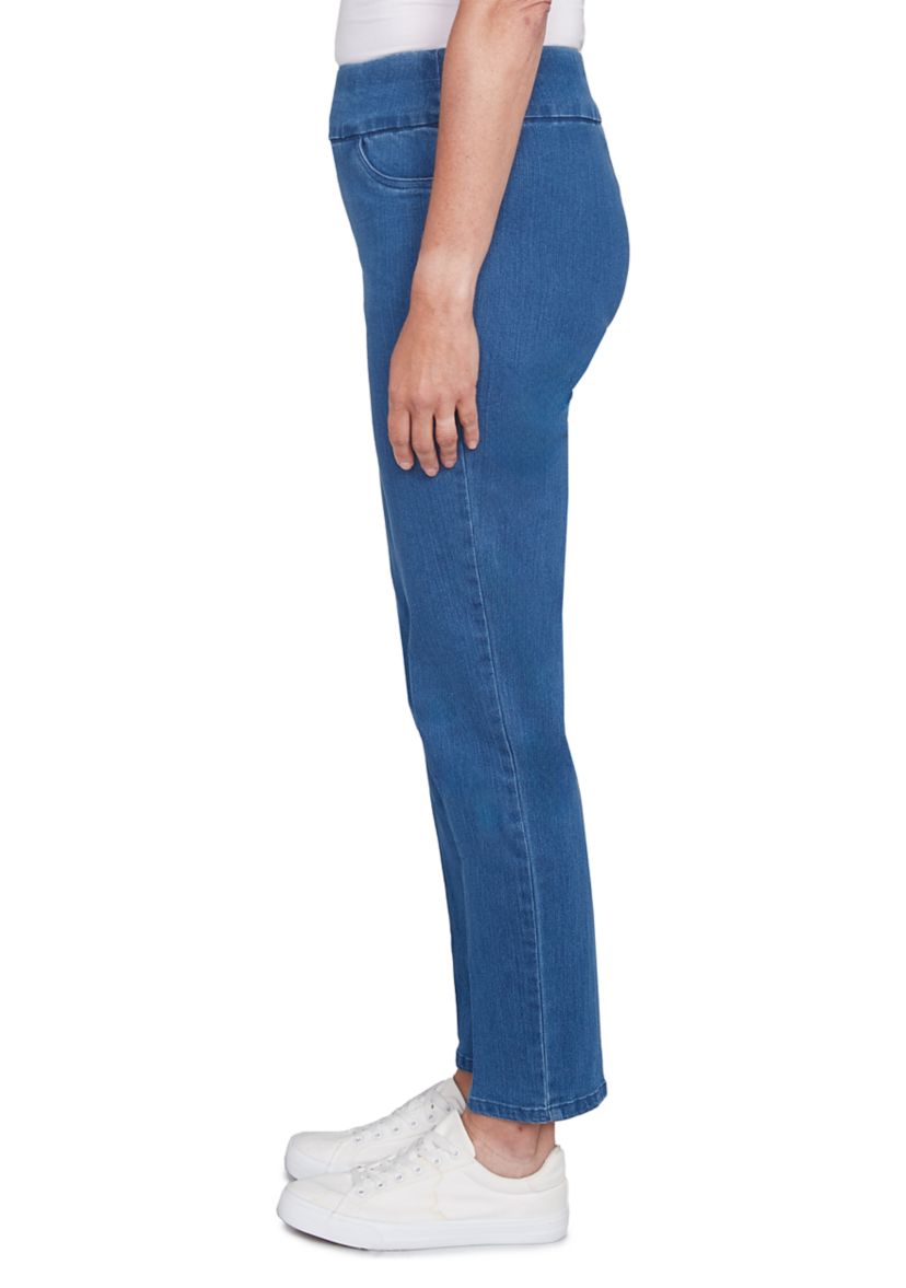 Womens Denim Stretch Pants 