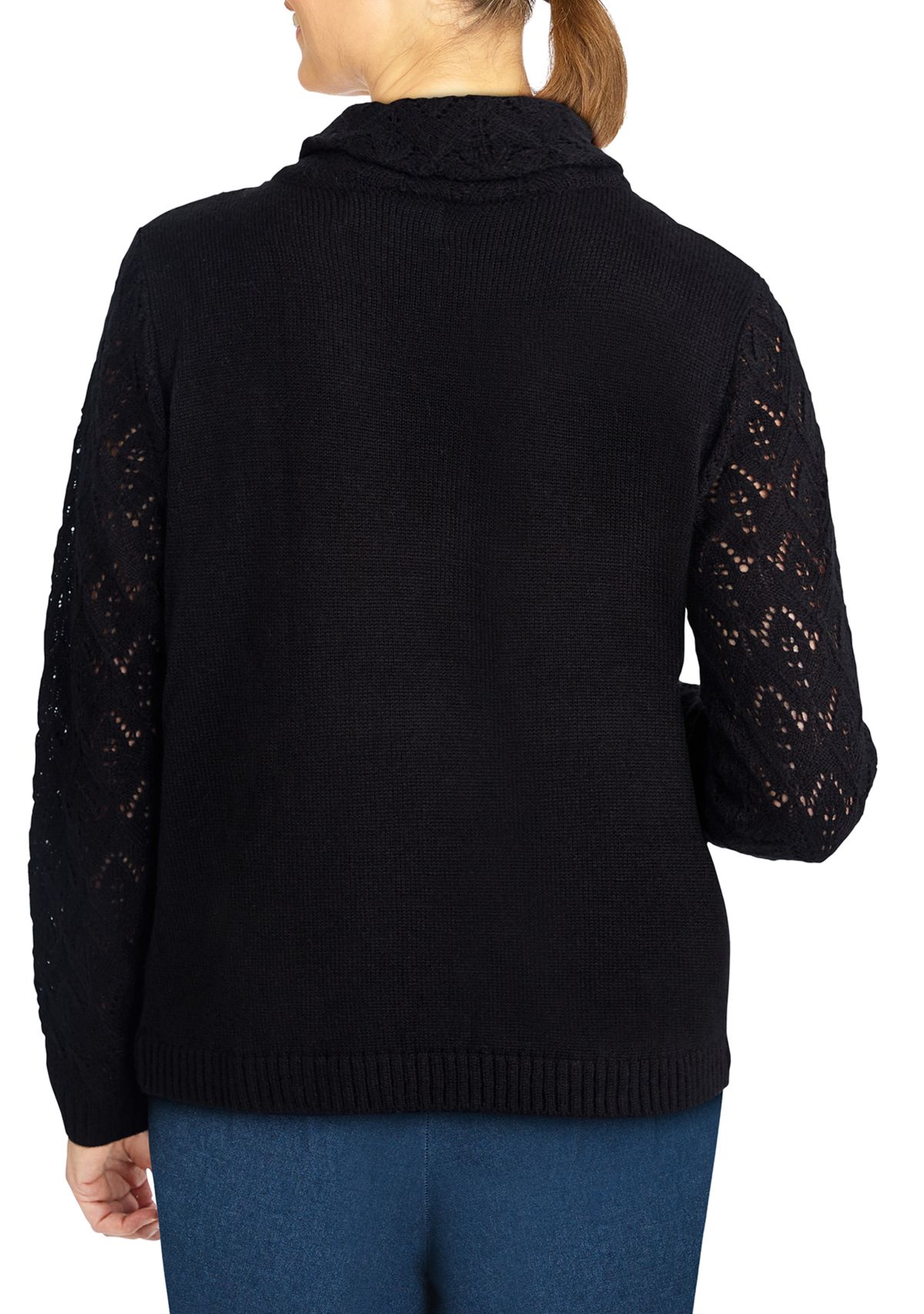 Womens Scarf Sweater