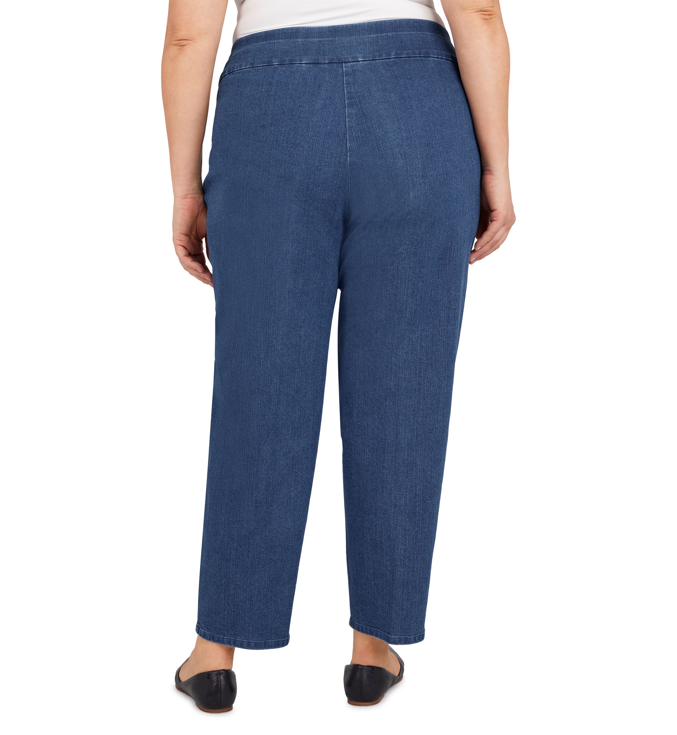 Plus Size Stretch Denim Jeans - Short Length