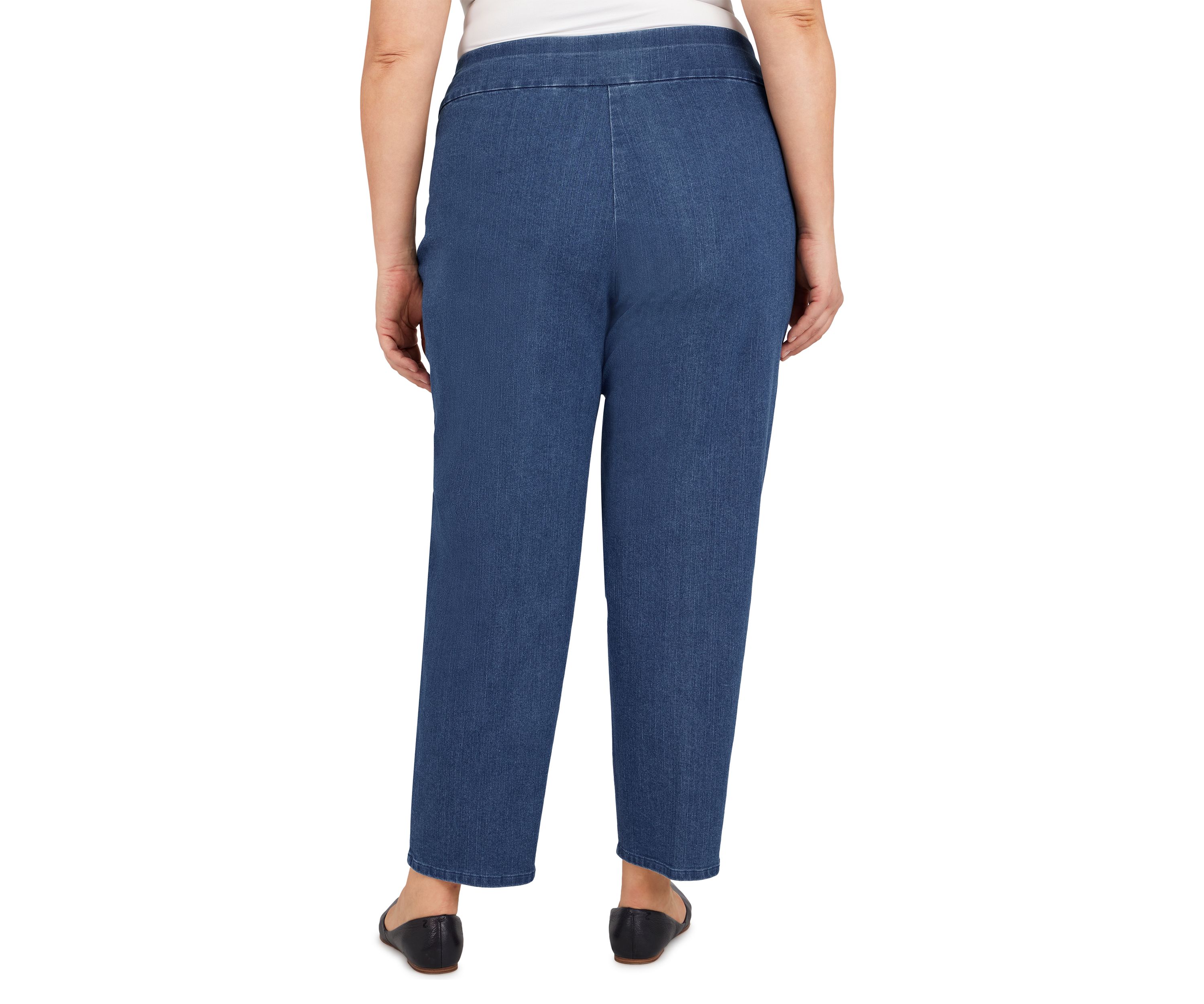 Plus Size Stretch Denim Jeans - Short Length