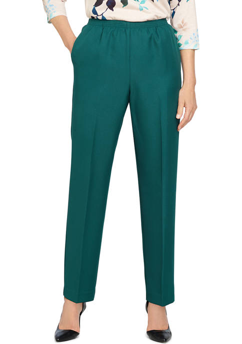Alfred Dunner Petite Classics Proportioned Medium Pants