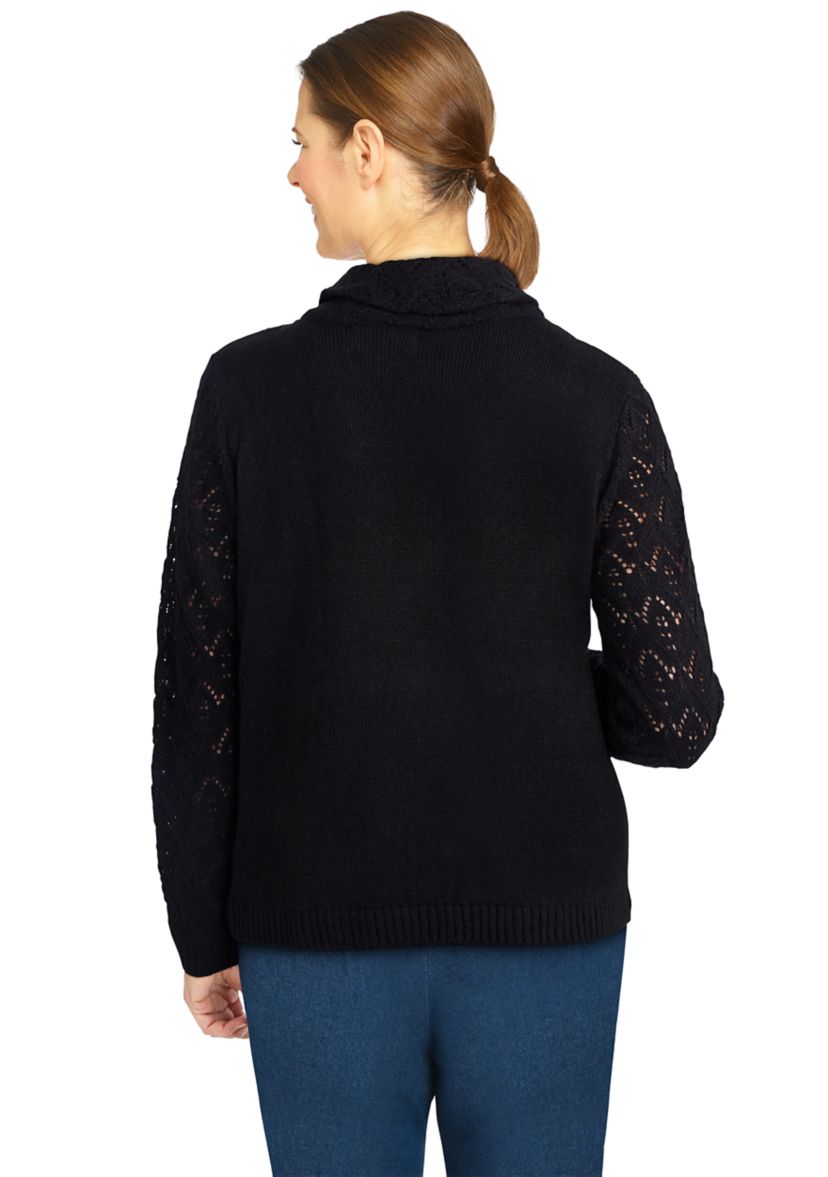 Petite Scarf Sweater 