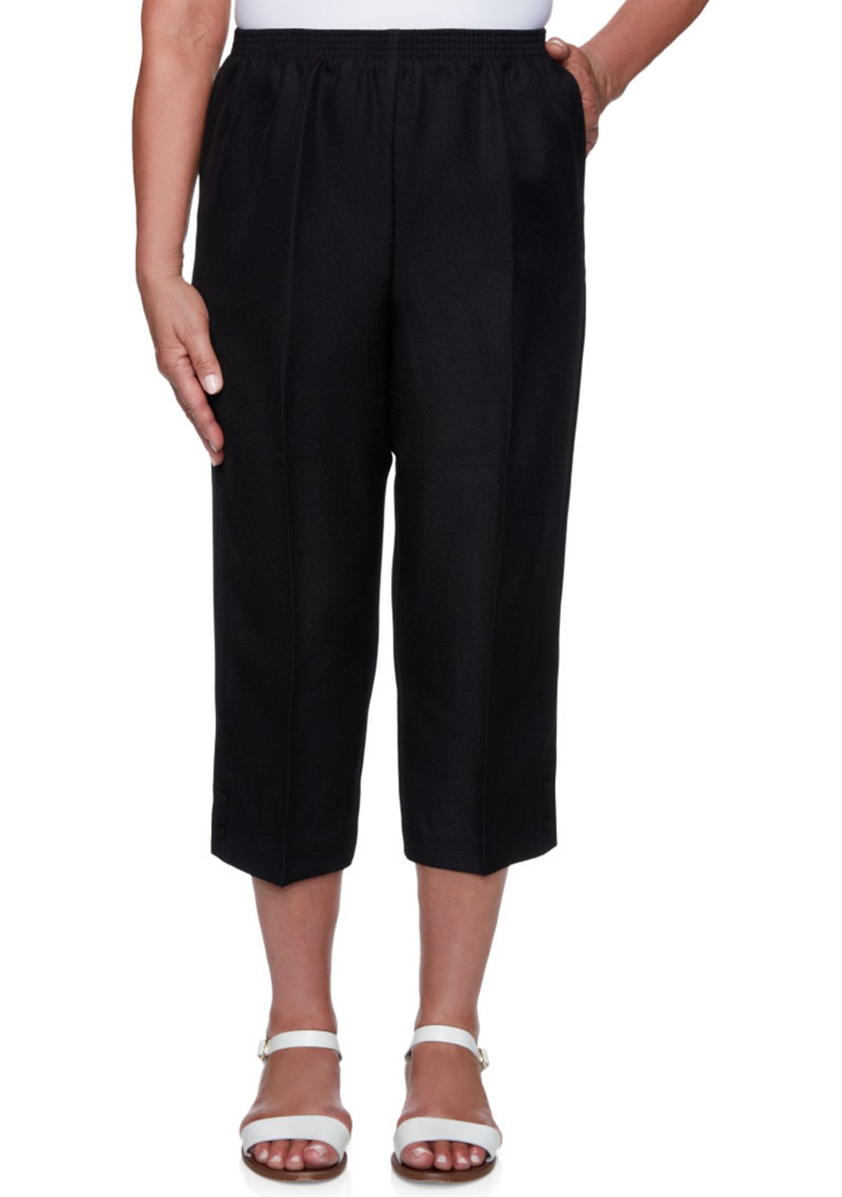Womens Polyester Capri Pants