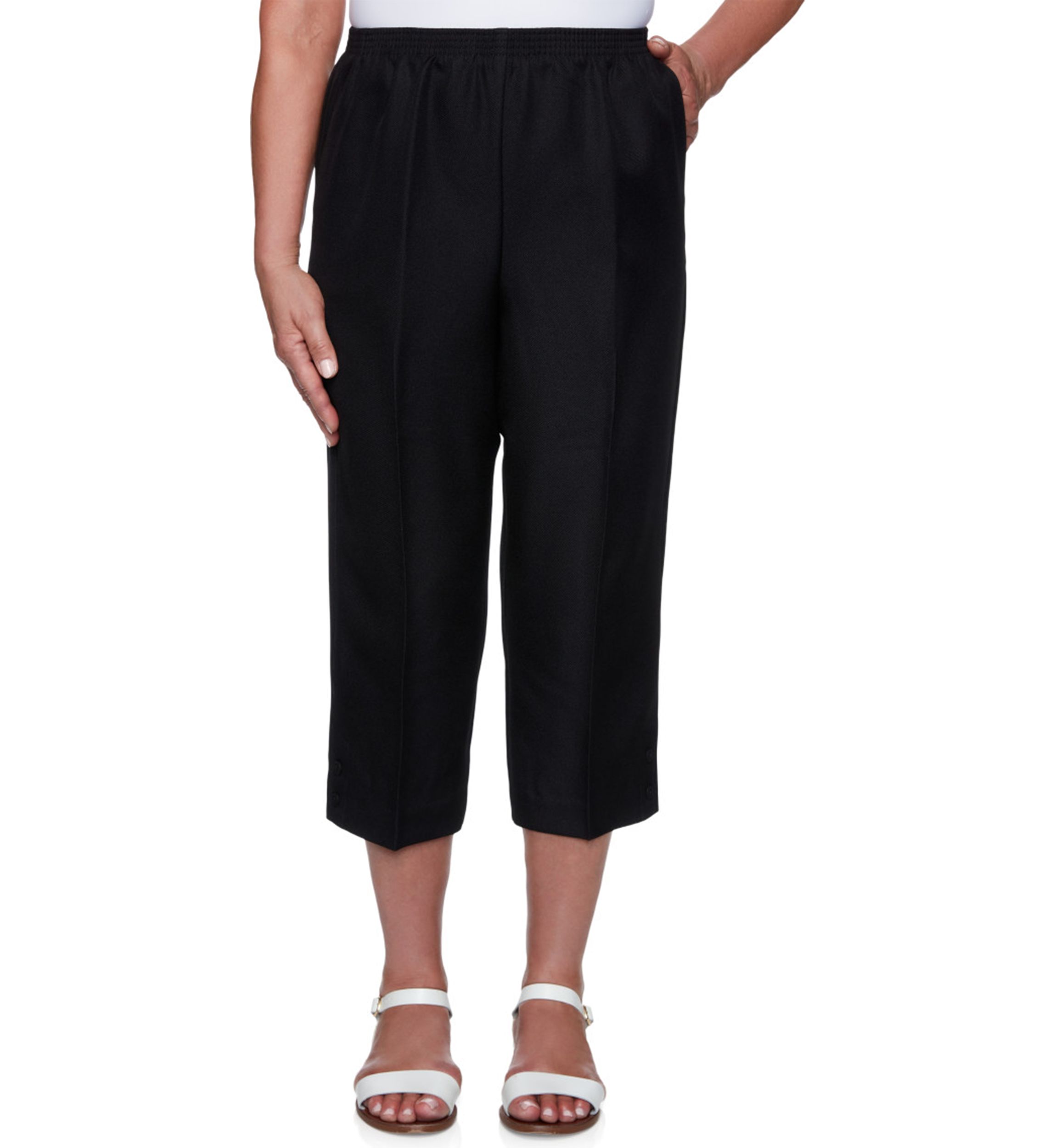 Womens Polyester Capri Pants