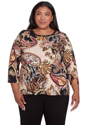 Alfred Dunner Plus Size Tops