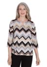 Petite Zig Zag Printed T-Shirt