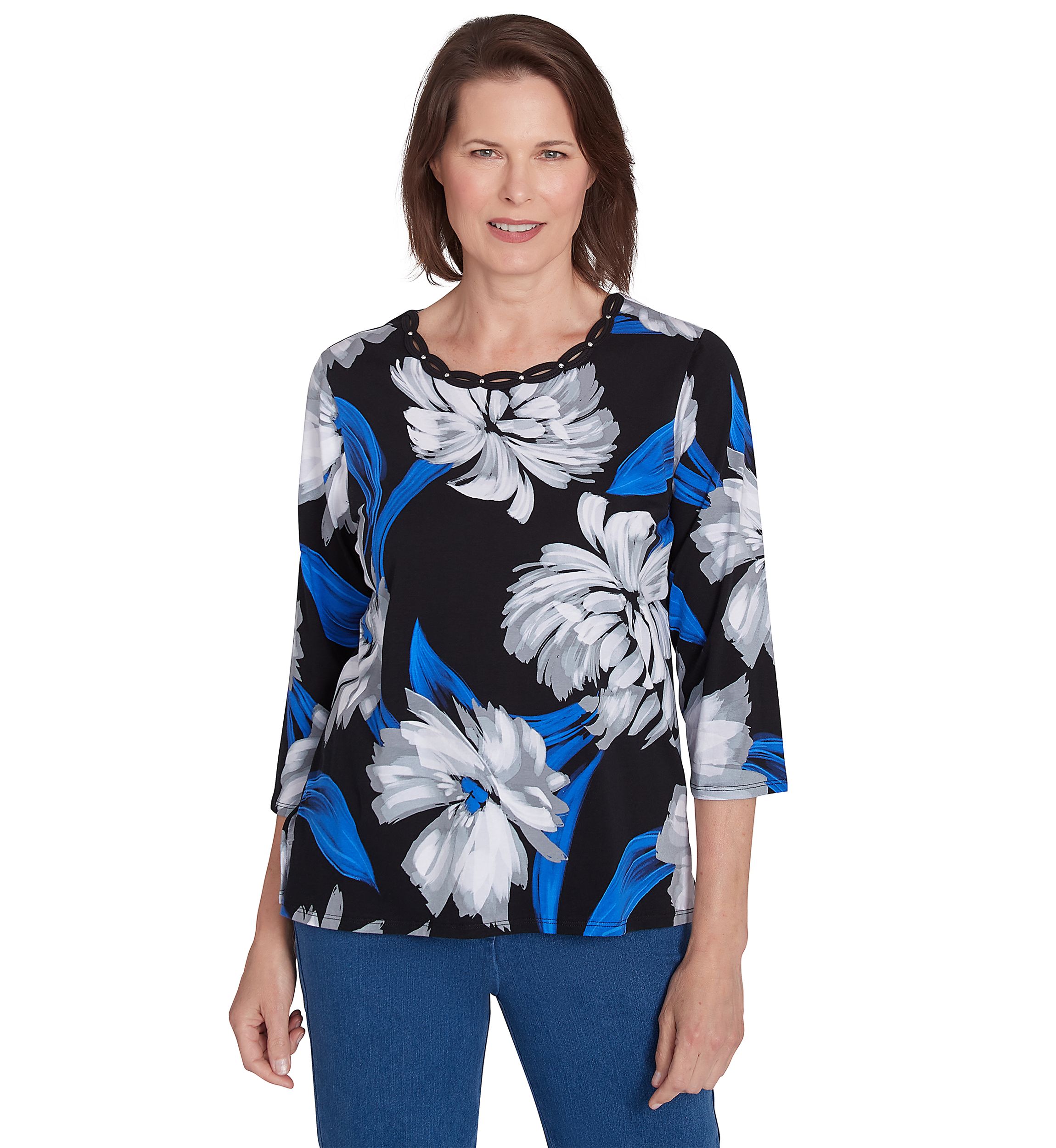 Petite Brushstrokes Floral Top