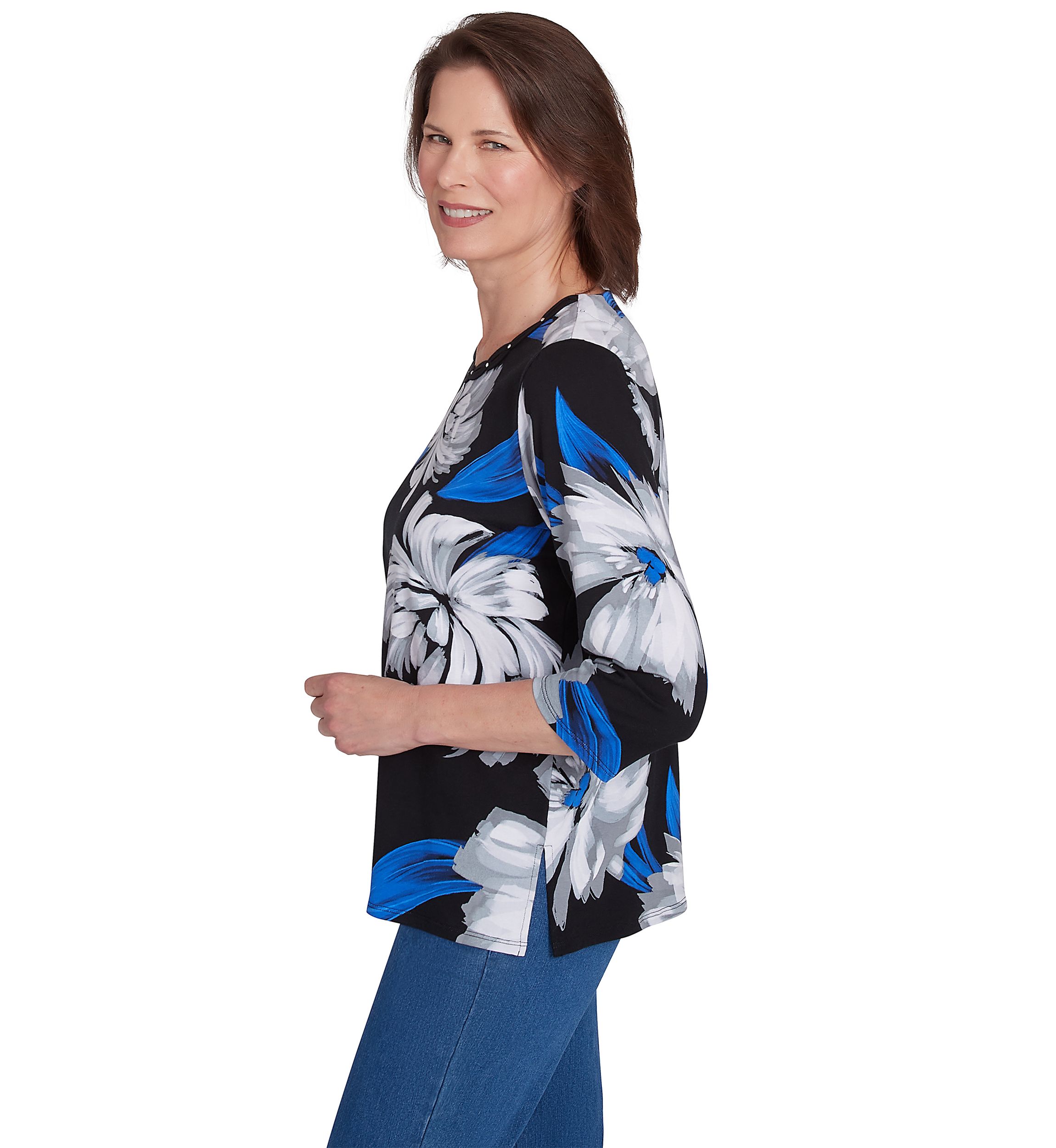 Petite Brushstrokes Floral Top