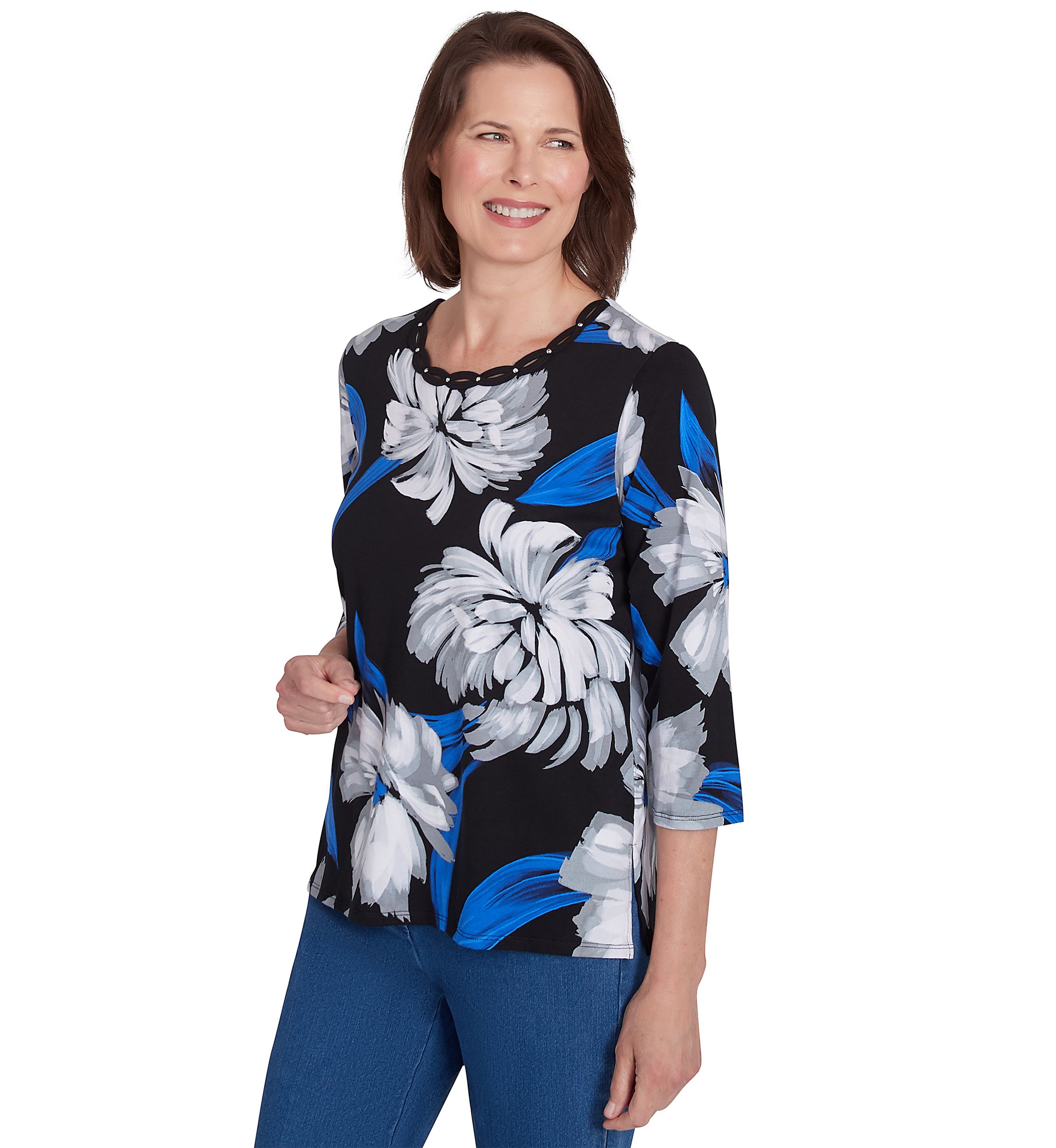 Petite Brushstrokes Floral Top