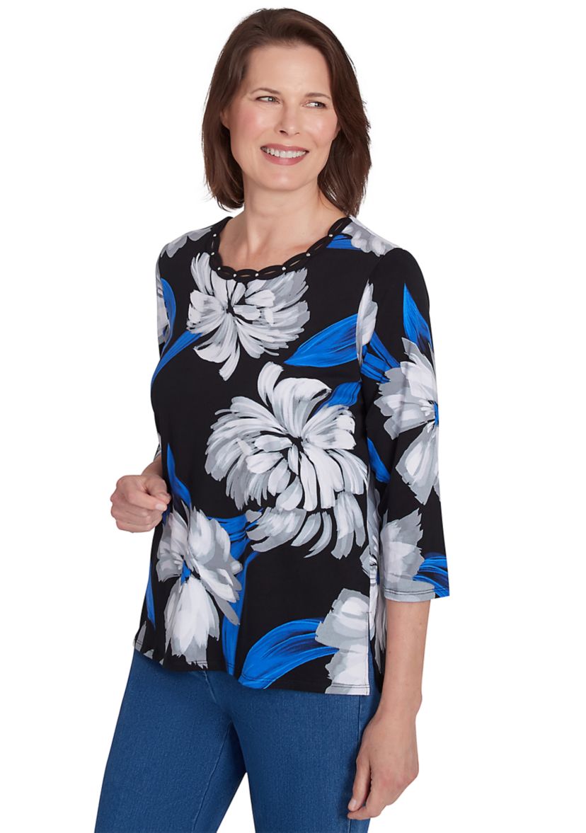 Petite Brushstrokes Floral Top