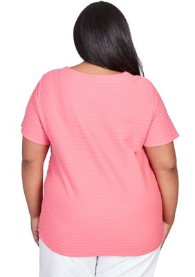 Plus Classics Brights Solid Texture Top