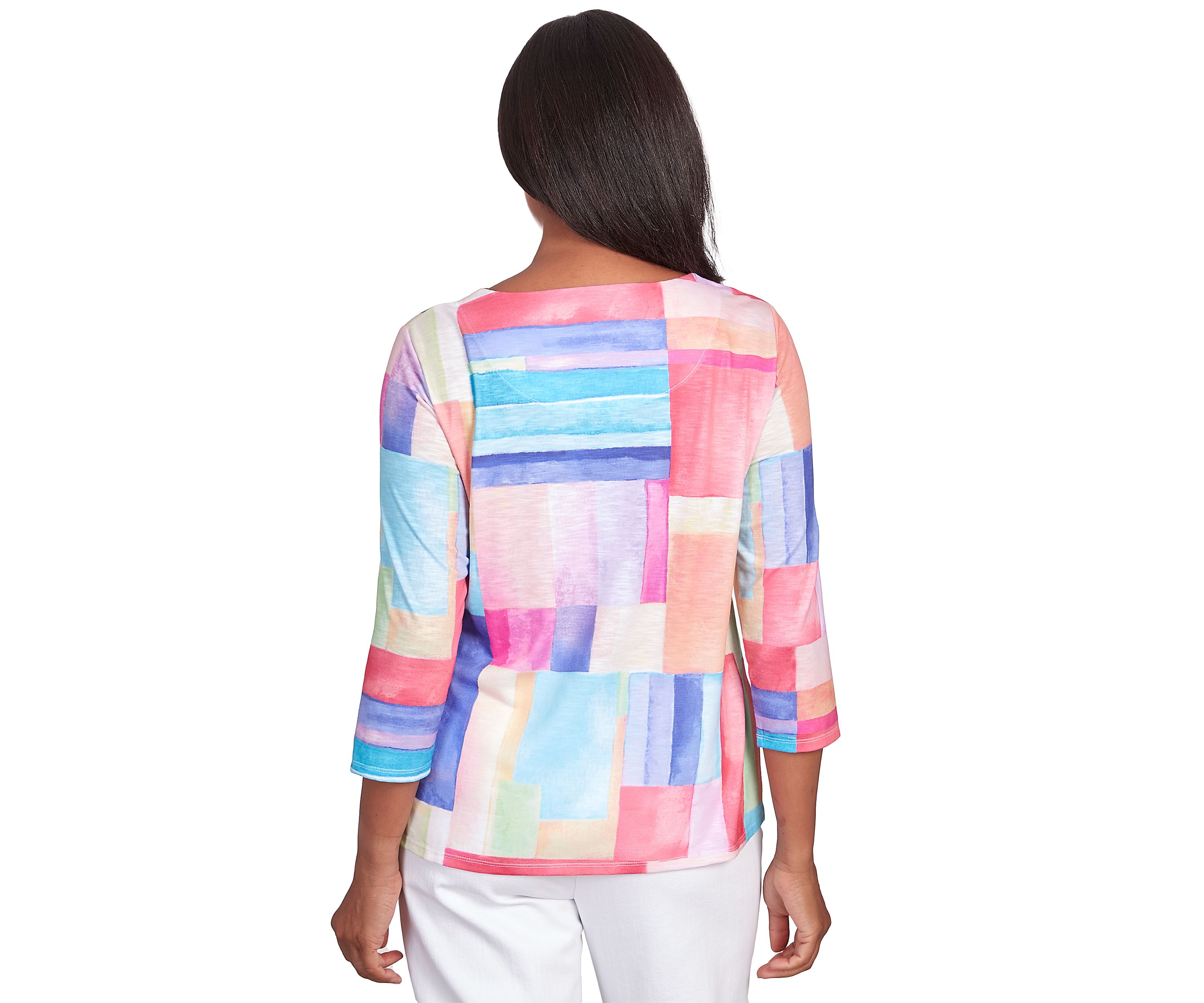 Petite Classics Brights Patchwork Top