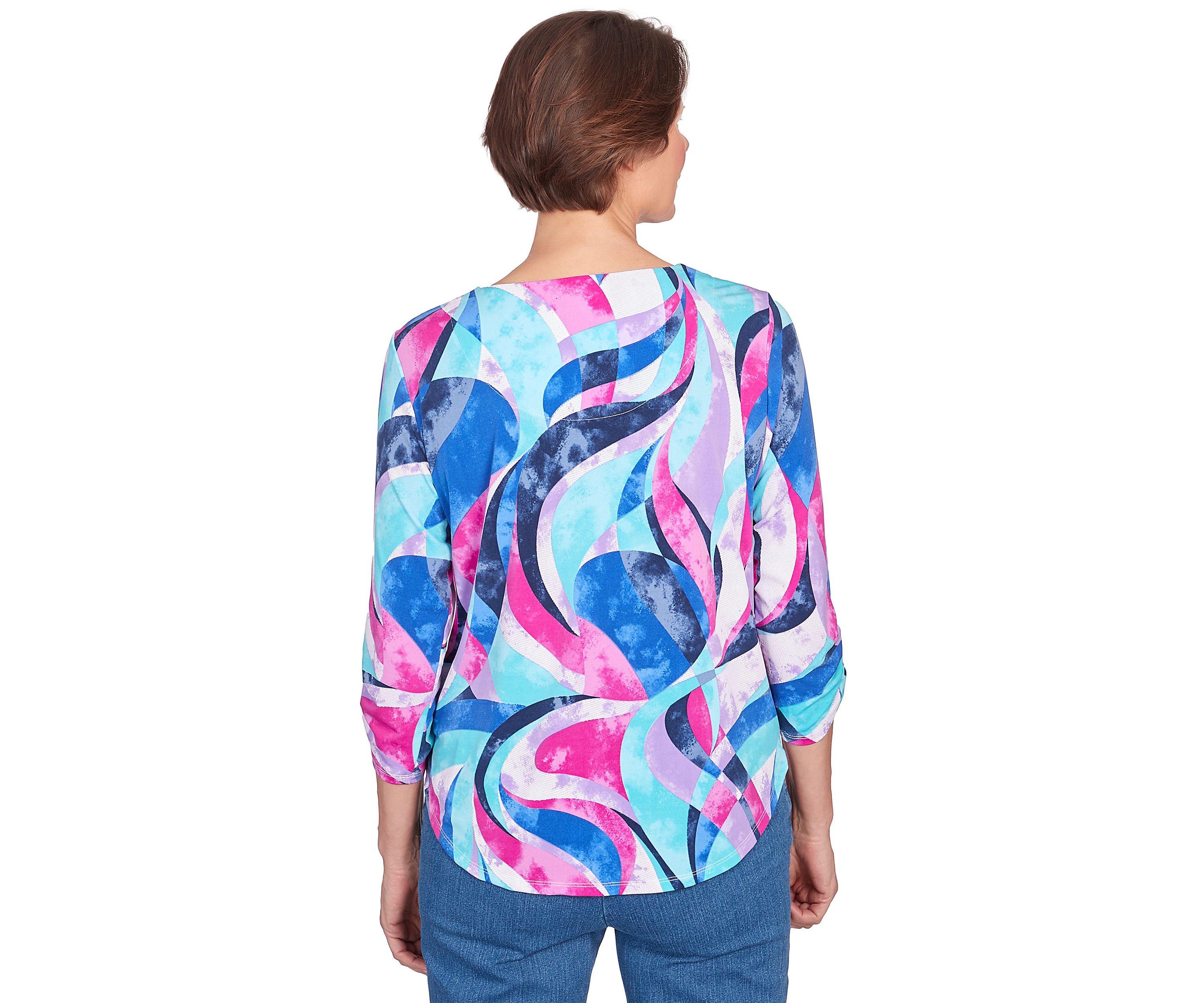Petite Classics Stained Glass Printed Top