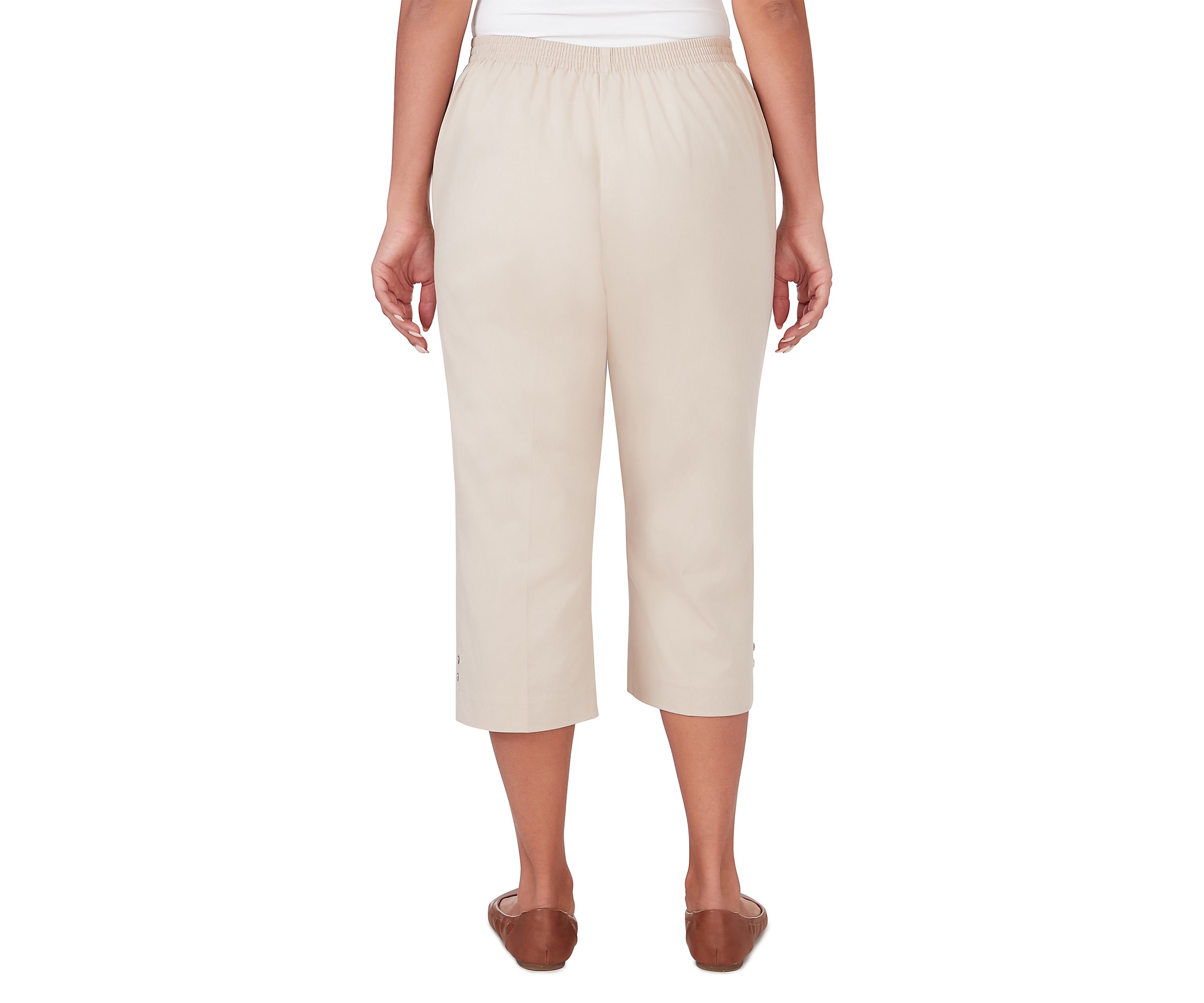 Womens Classics Twill Capri Pants