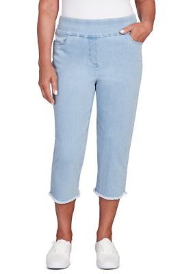Women's High-Rise Wide-Leg Cropped Jeans