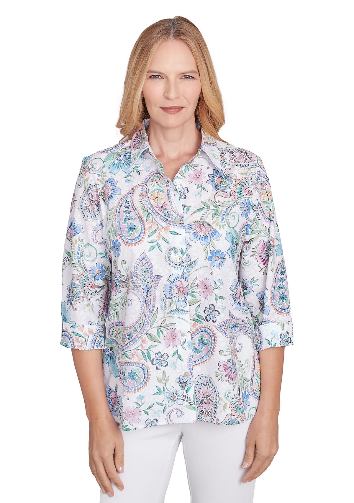Womens Classics Paisley Top