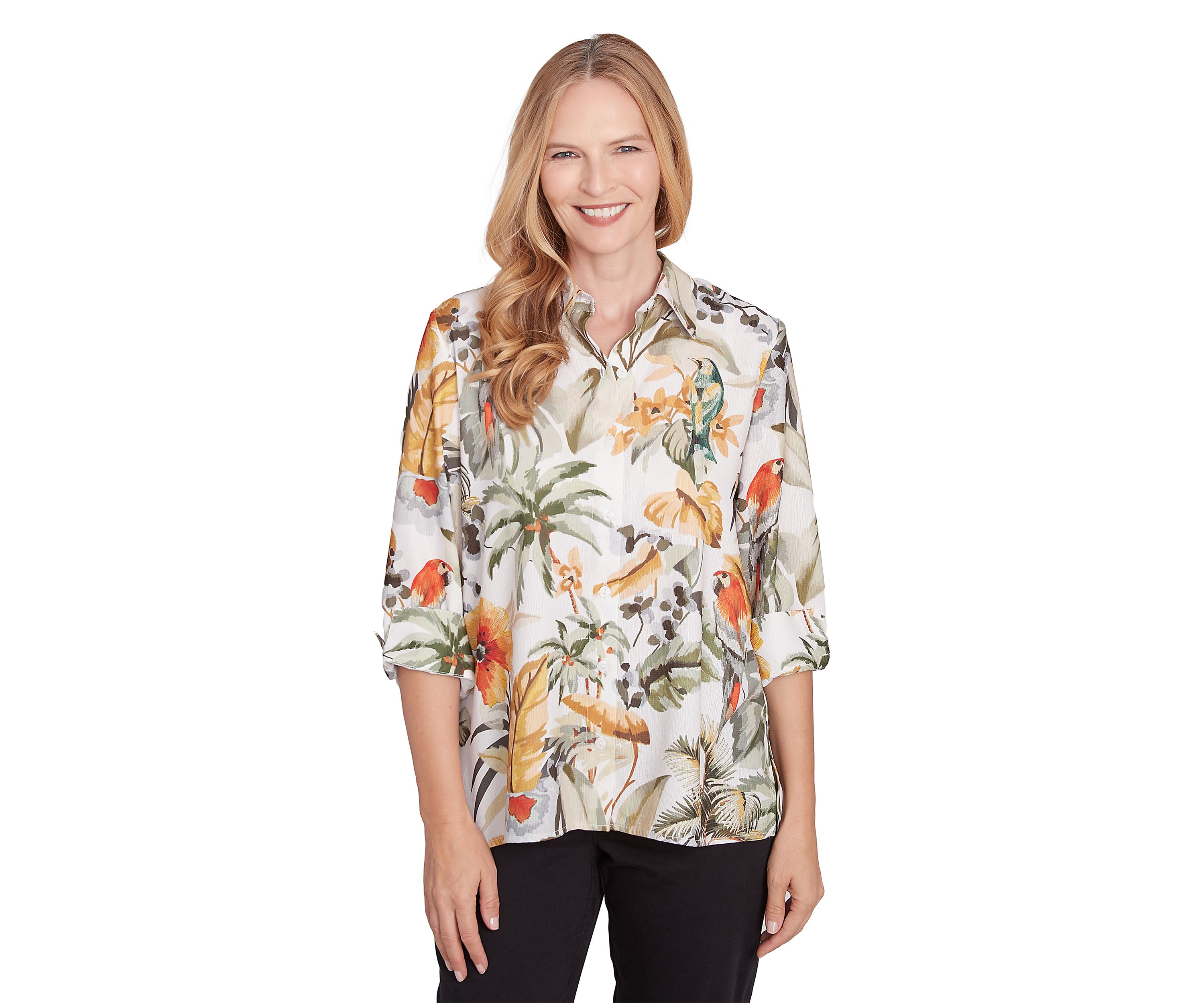 Womens Classics Tropical Birds Top