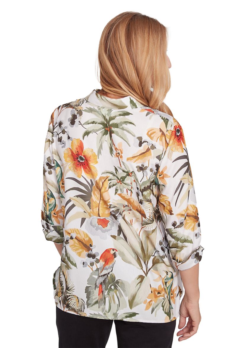 Womens Classics Tropical Birds Top