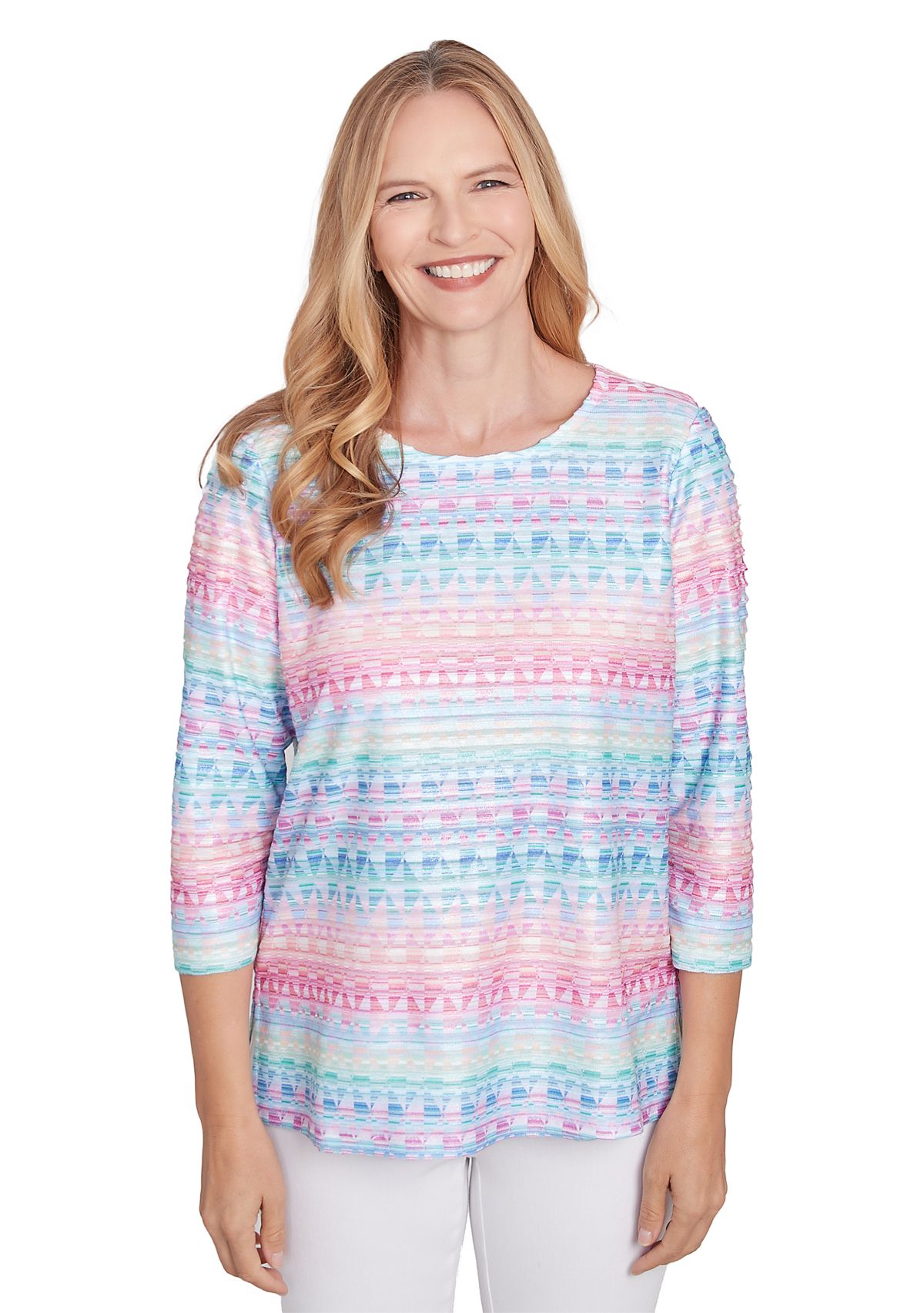 Womens Classics Geometric Biadere Top