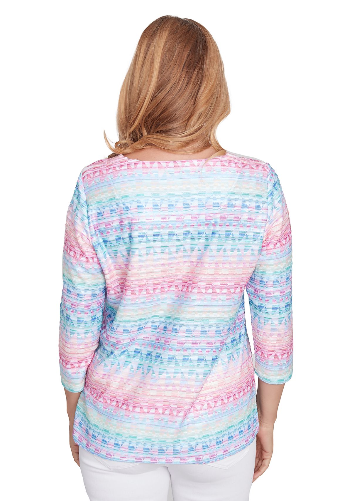 Womens Classics Geometric Biadere Top