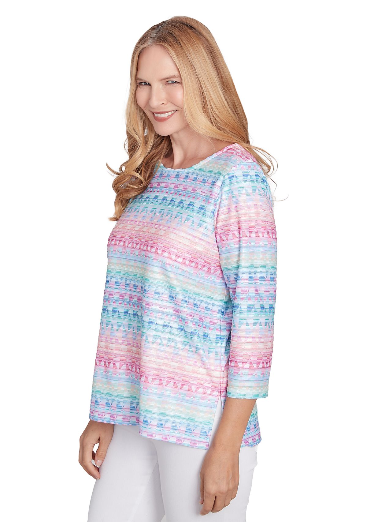 Womens Classics Geometric Biadere Top