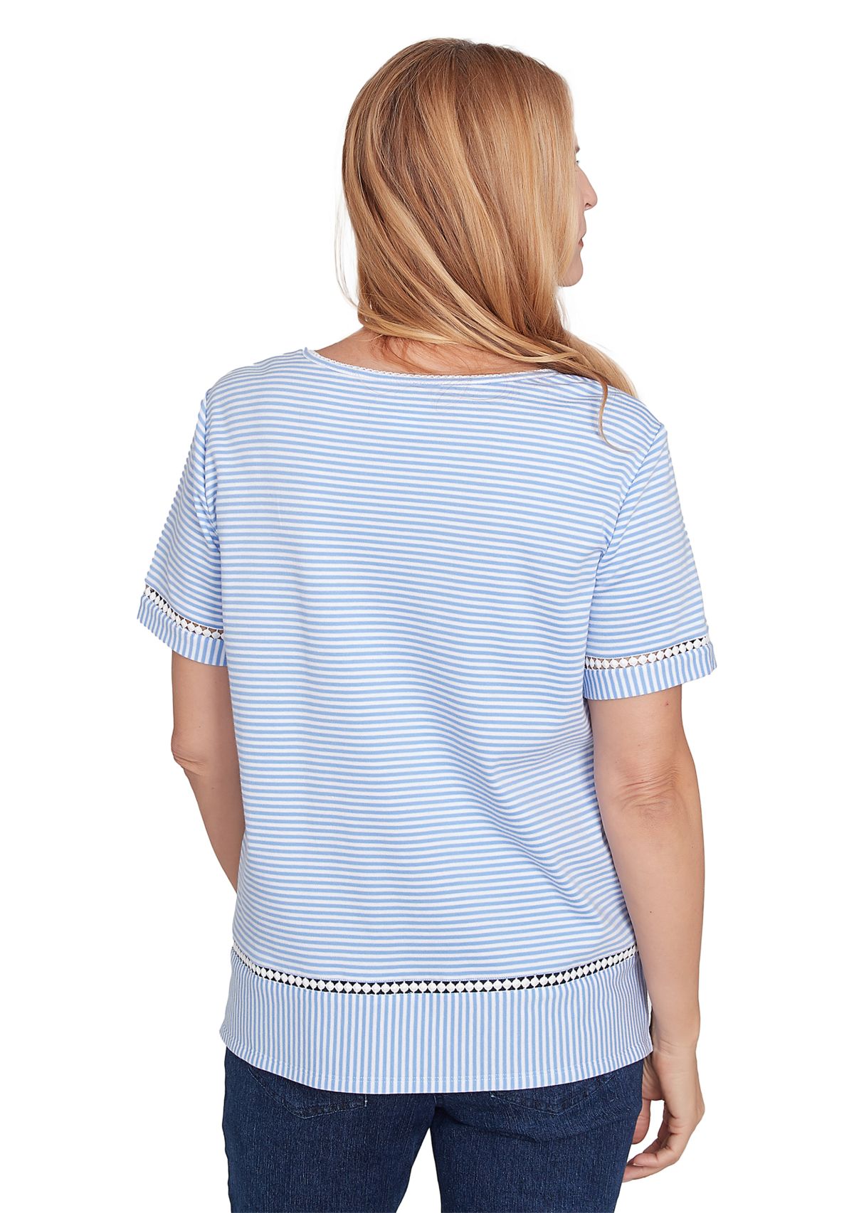 Womens Classics Butterfly Stripe Top