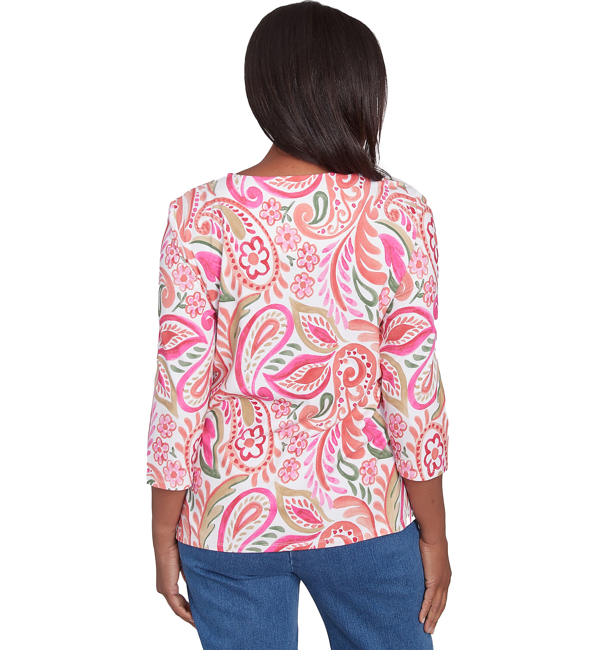 Womens Classics Paisley Top