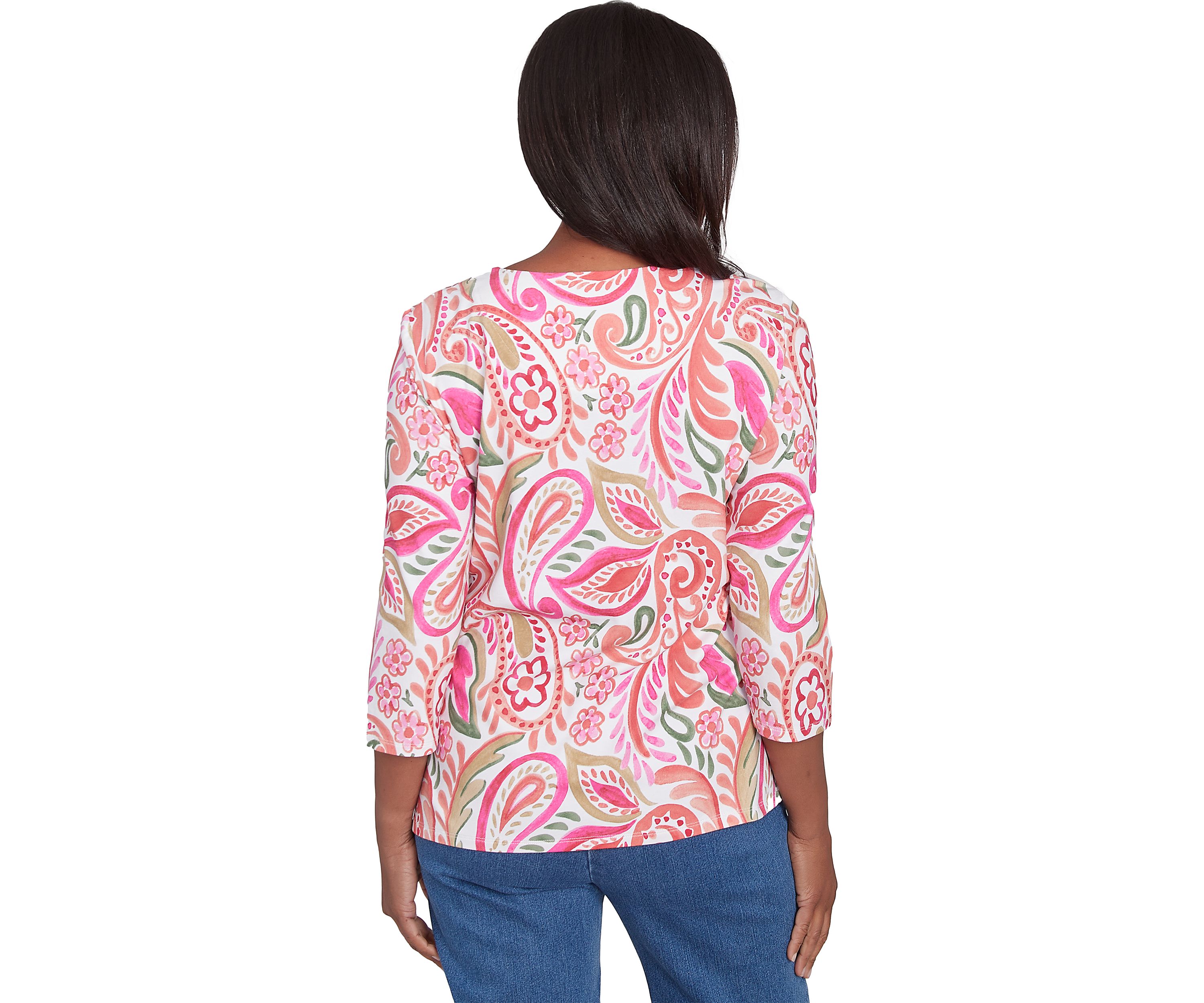 Womens Classics Paisley Top