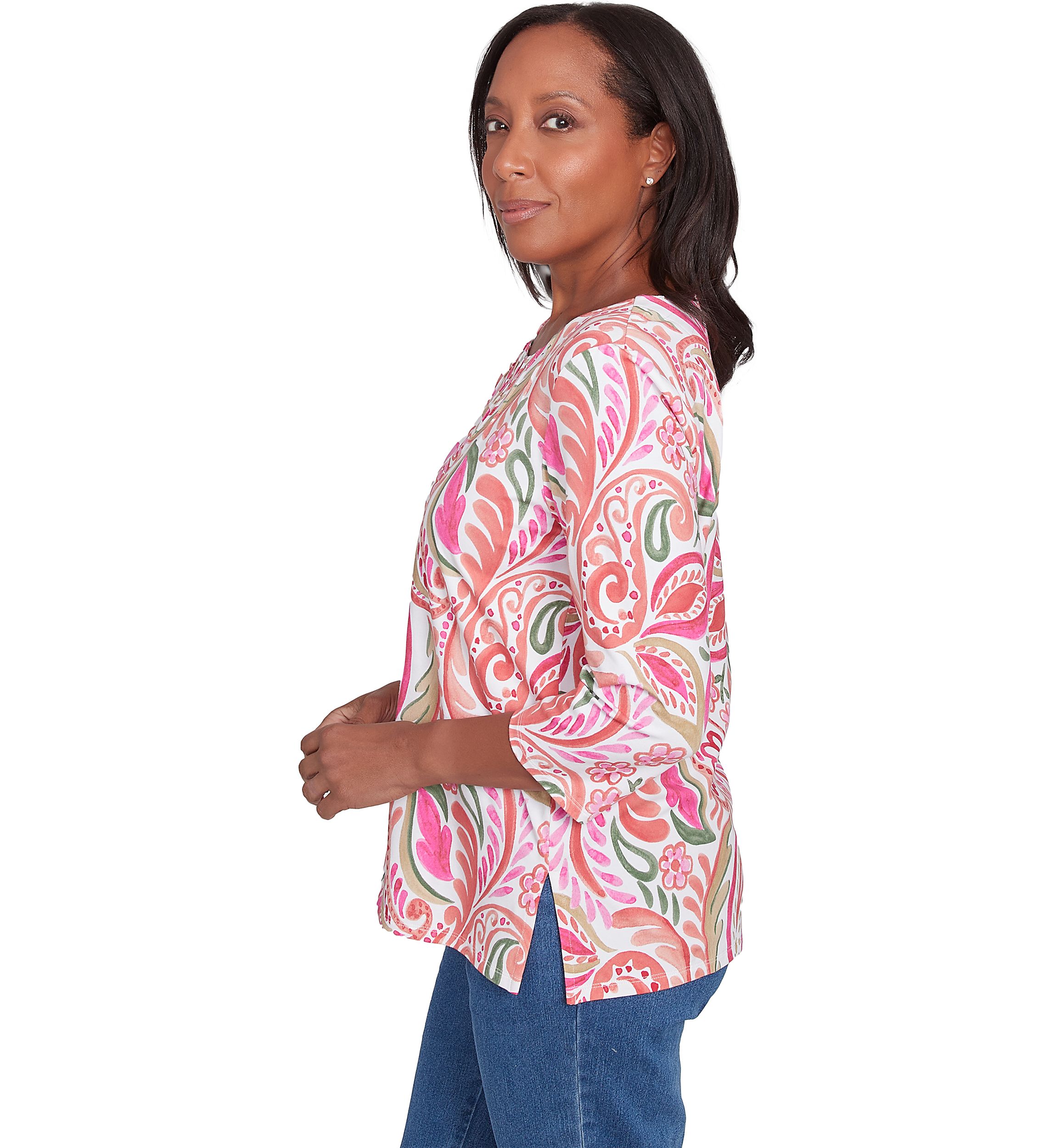 Womens Classics Paisley Top