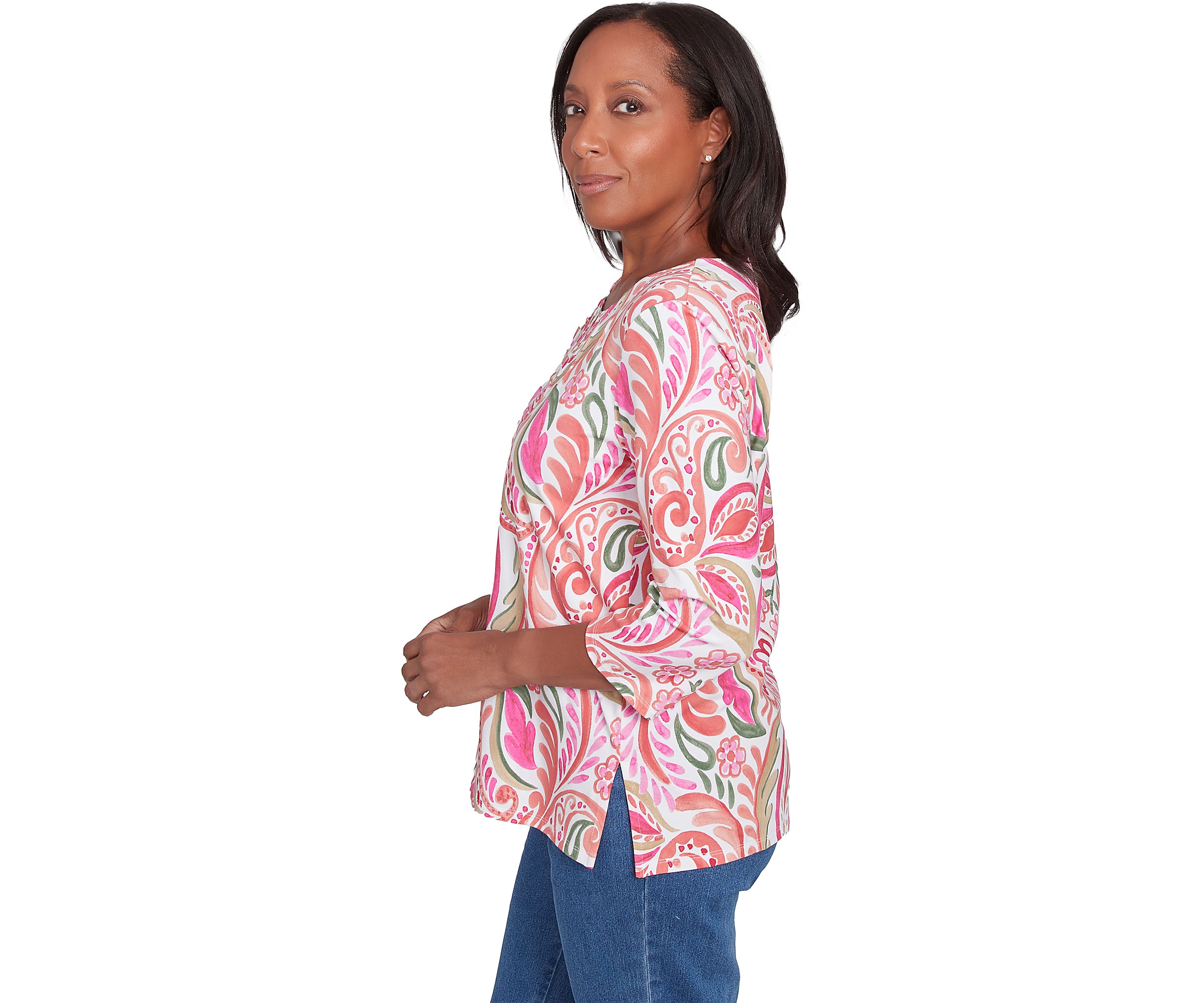 Womens Classics Paisley Top