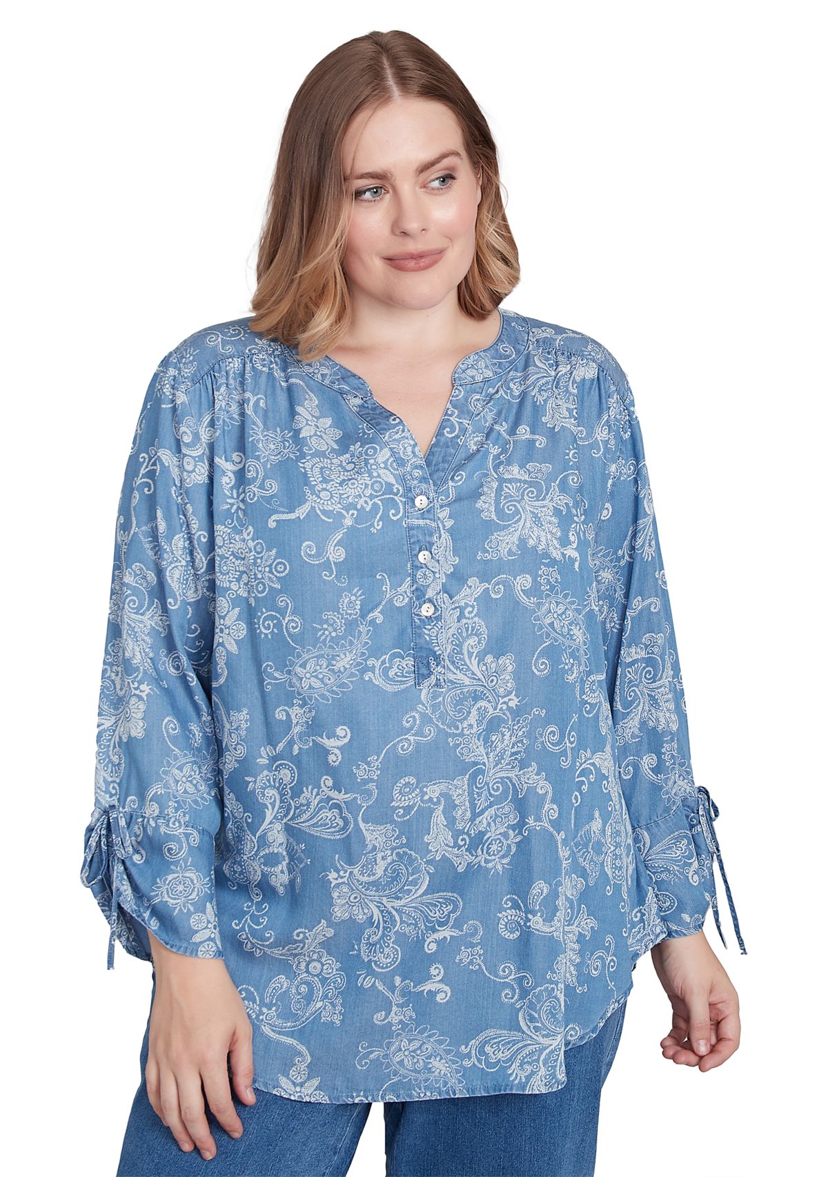 Plus Size Classics Scroll Top
