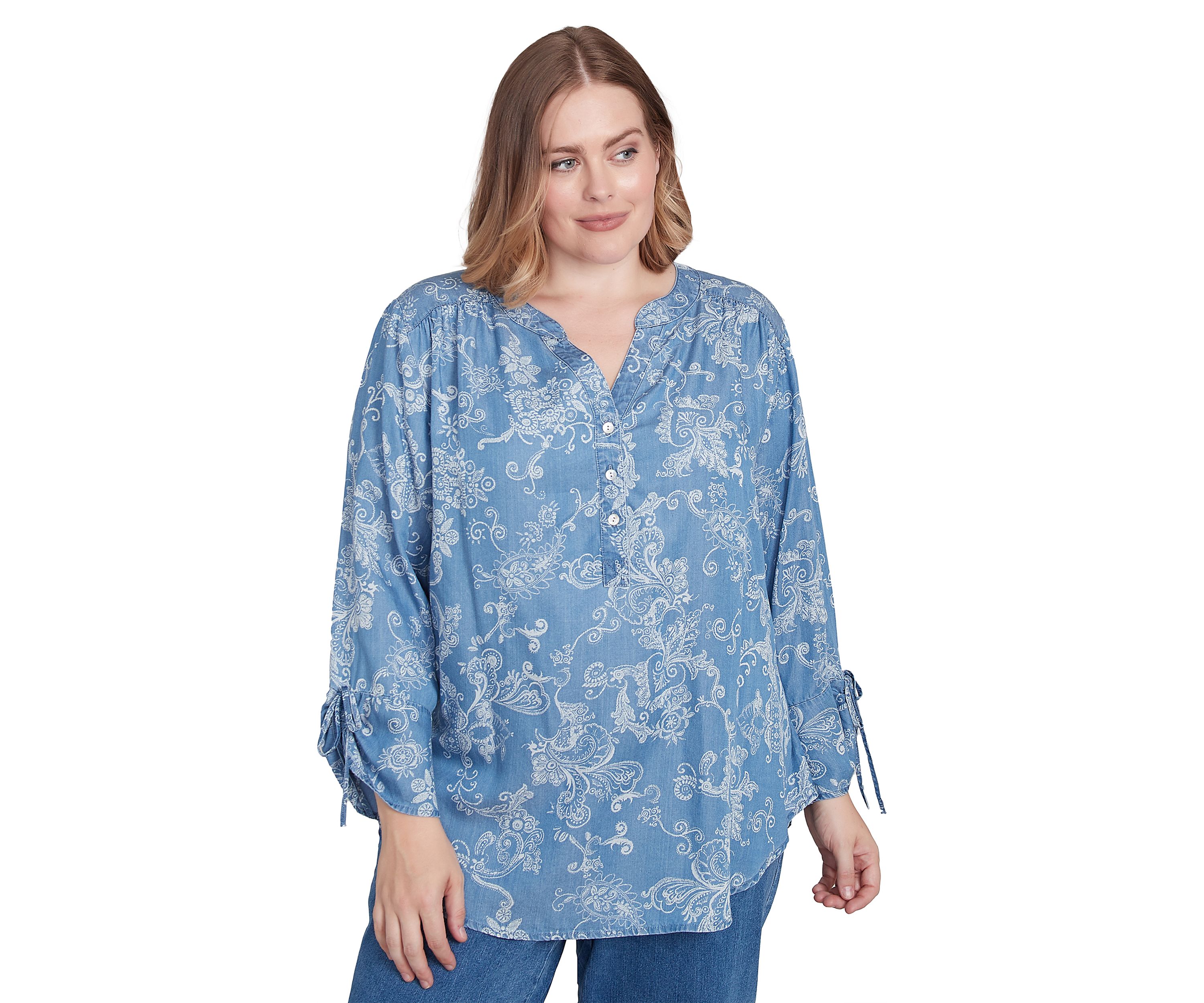 Plus Size Classics Scroll Top