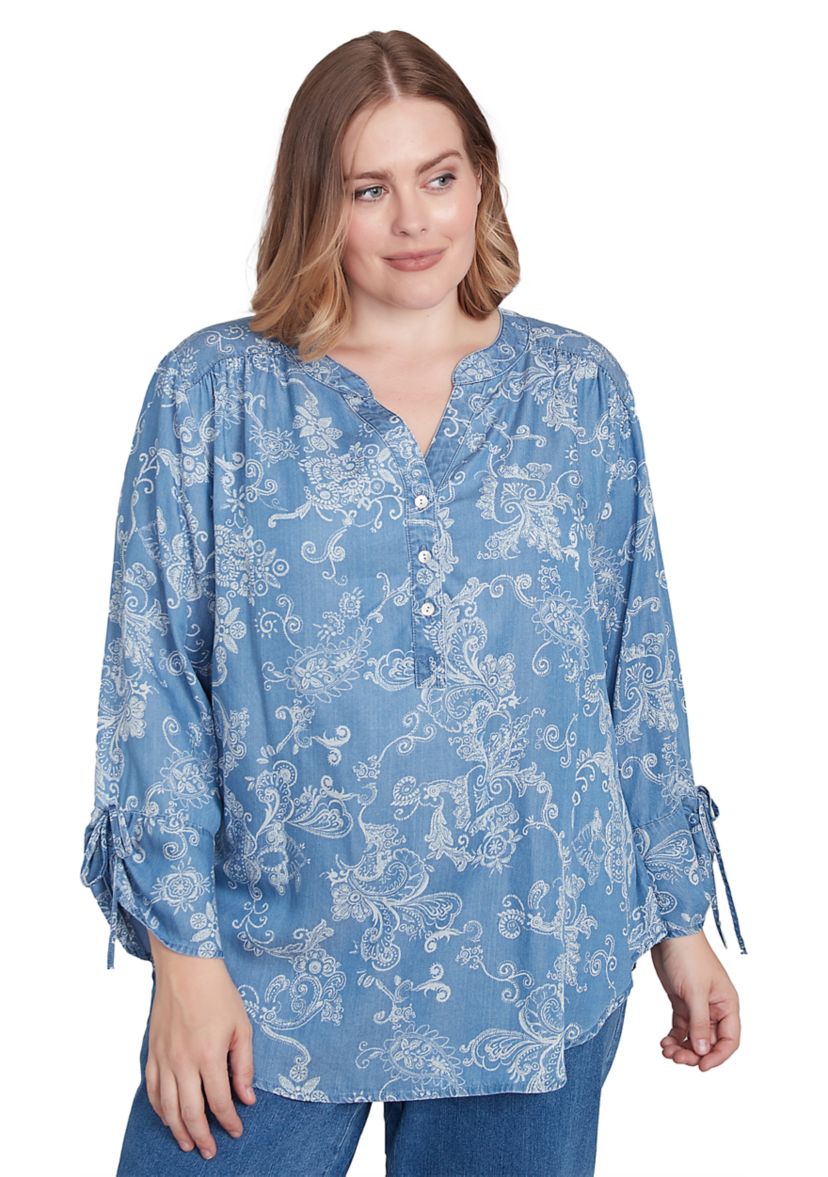 Plus Size Classics Scroll Top